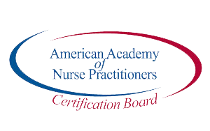 American Academy of Nurse Practitioners Certification Board PMHNP-C certified