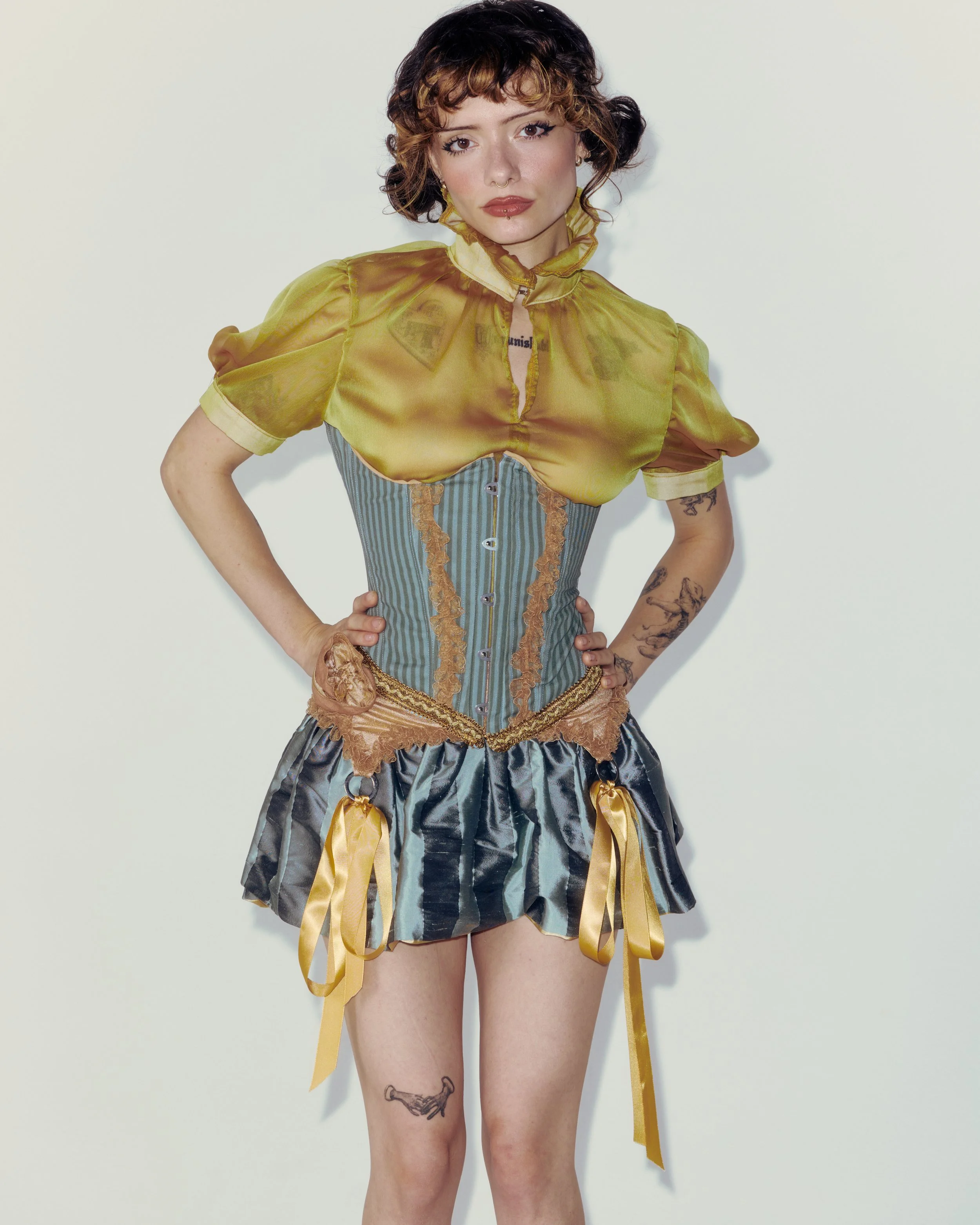 The Harlow Blouse by Savannah Rose, Cirque de L'amour collection