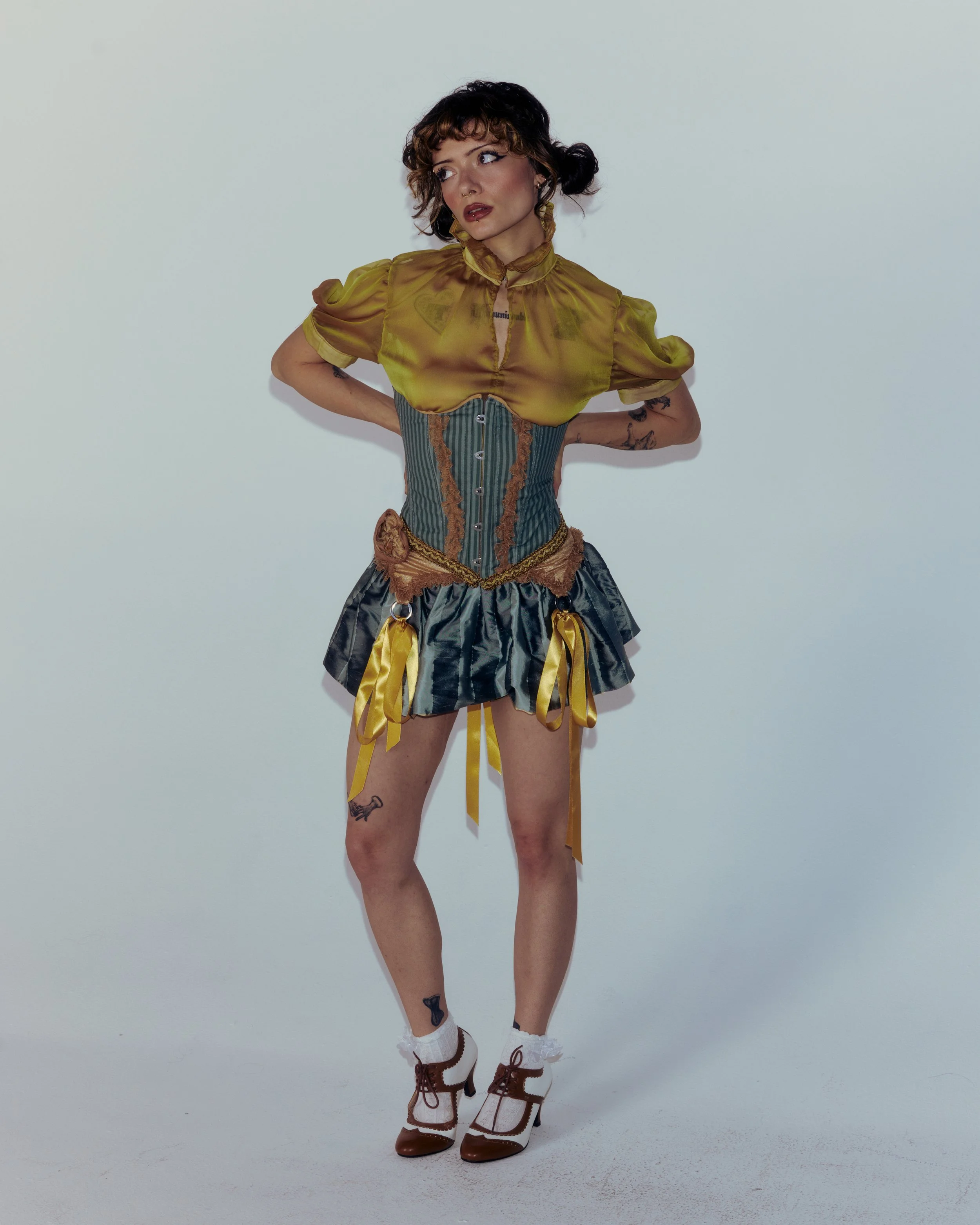 The Harlow Blouse by Savannah Rose, Cirque de L'amour collection