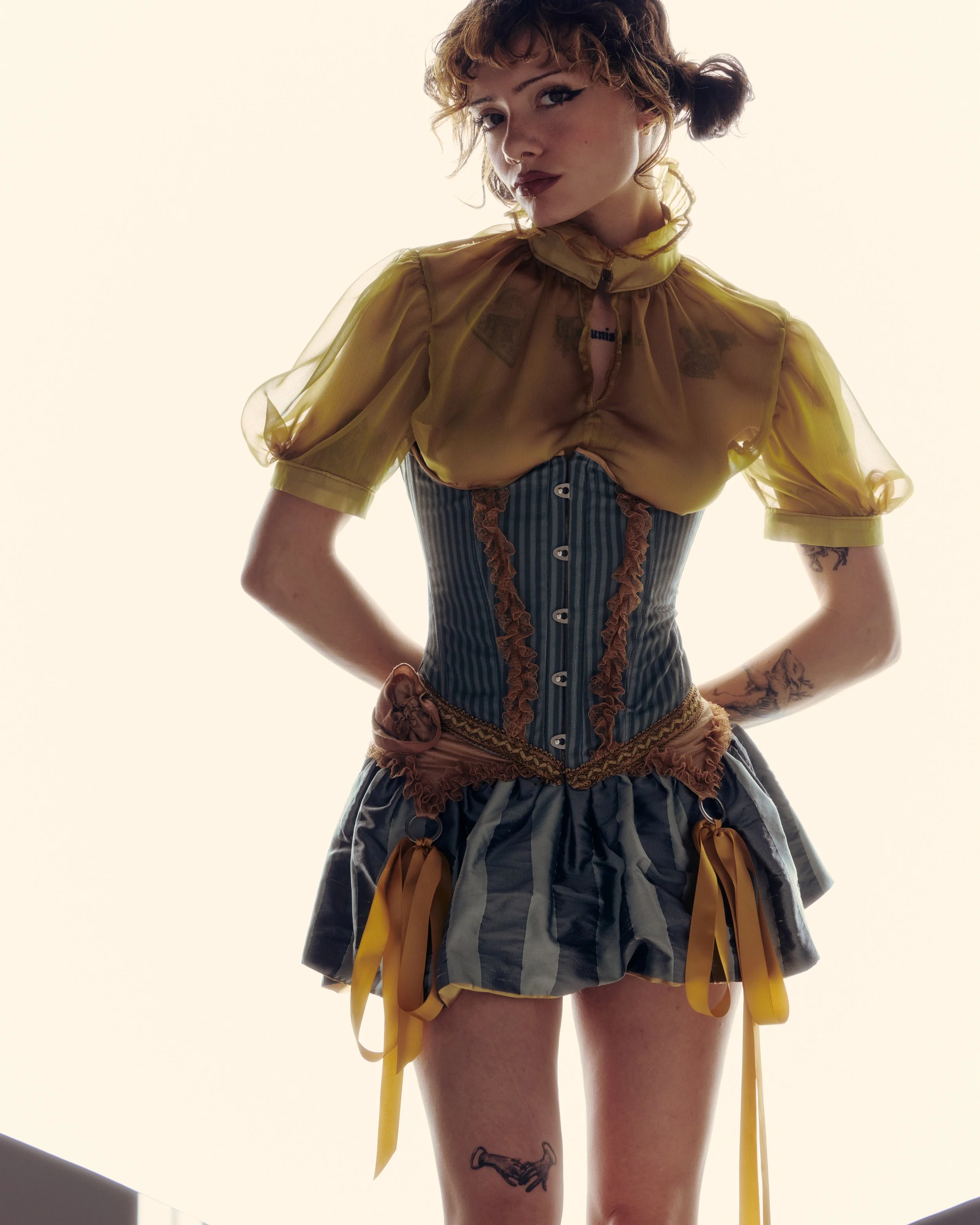 The Harlow Blouse by Savannah Rose, Cirque de L'amour collection