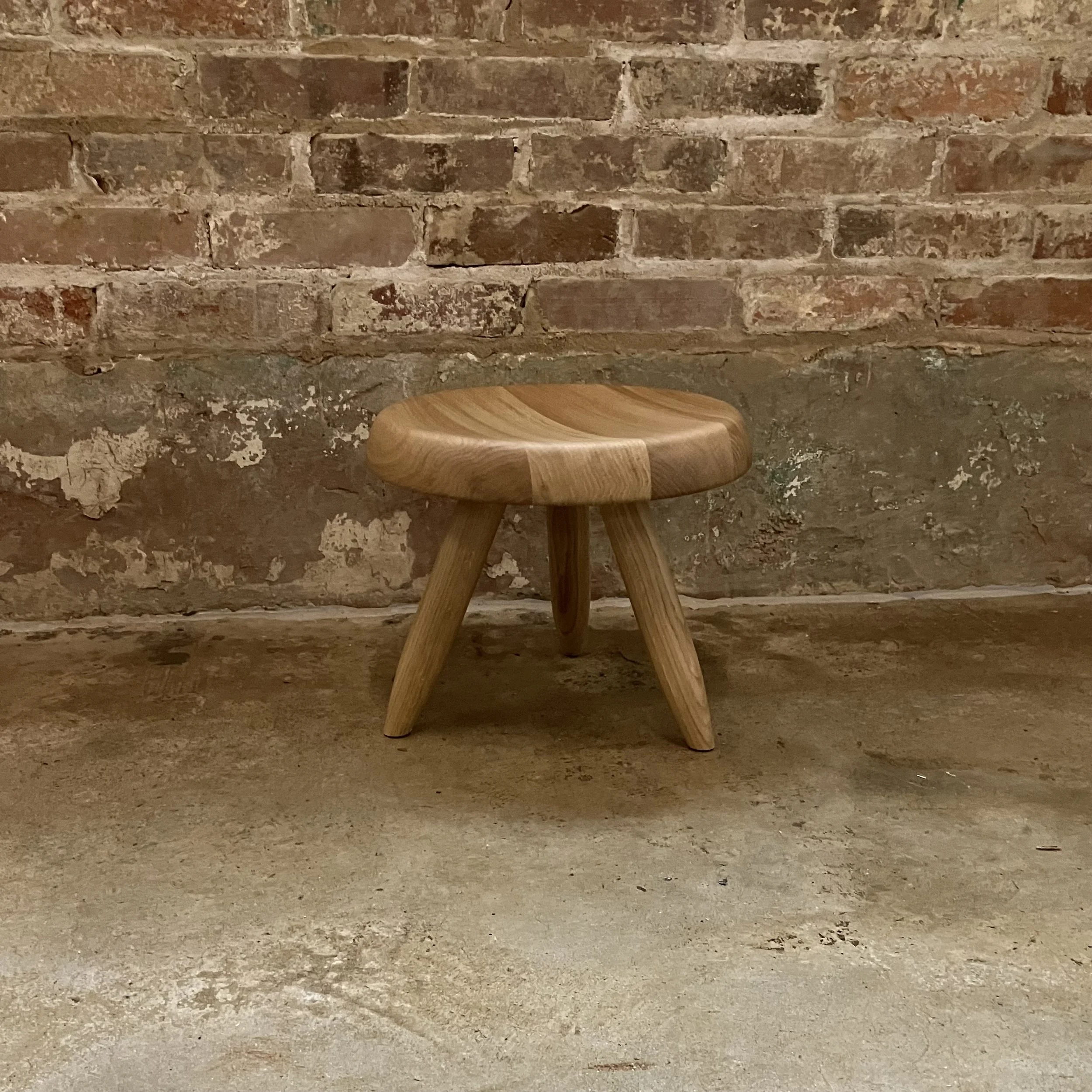 Perriand Tabouret Berger Stool - Oak