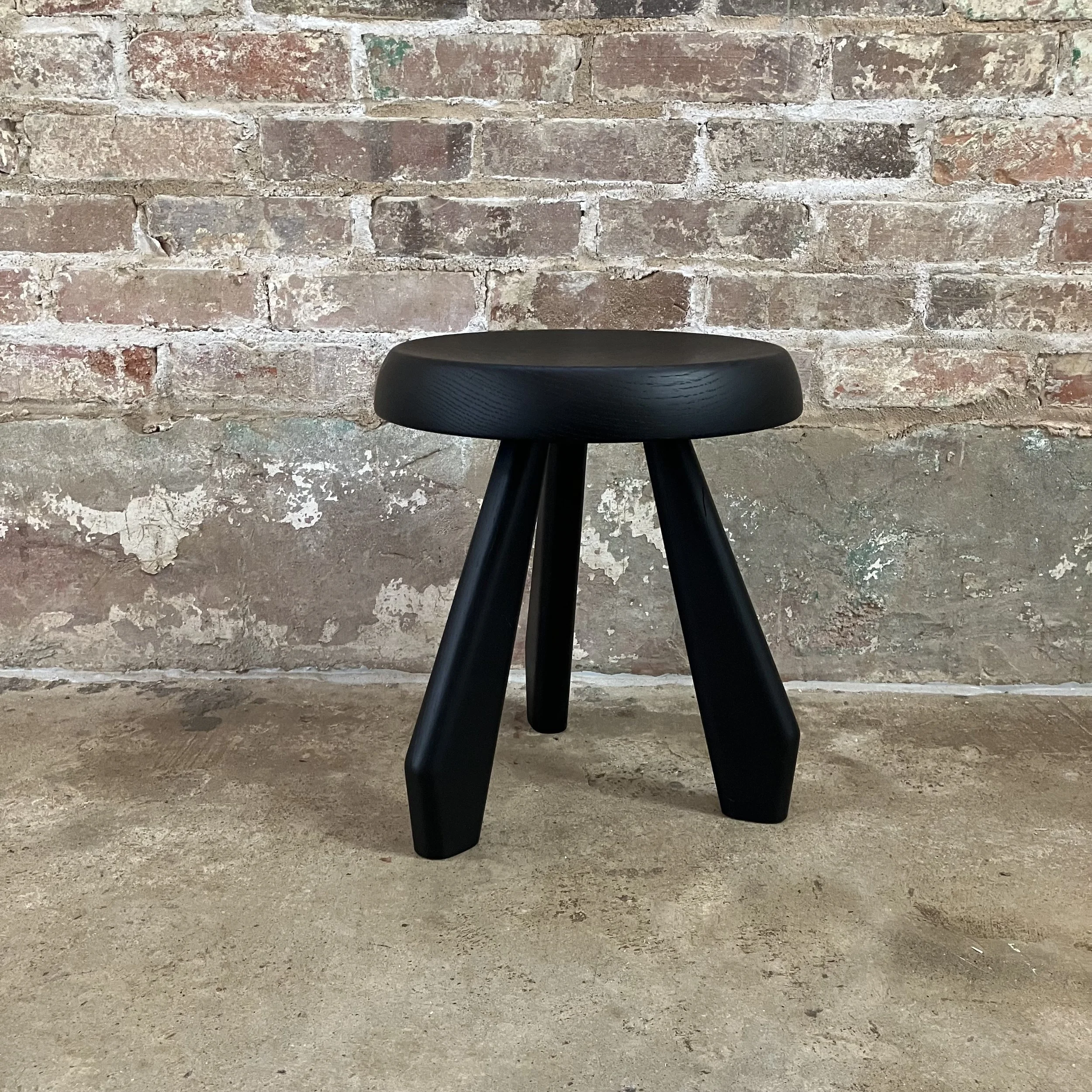 Perriand Tabouret Méribel Stool - Black