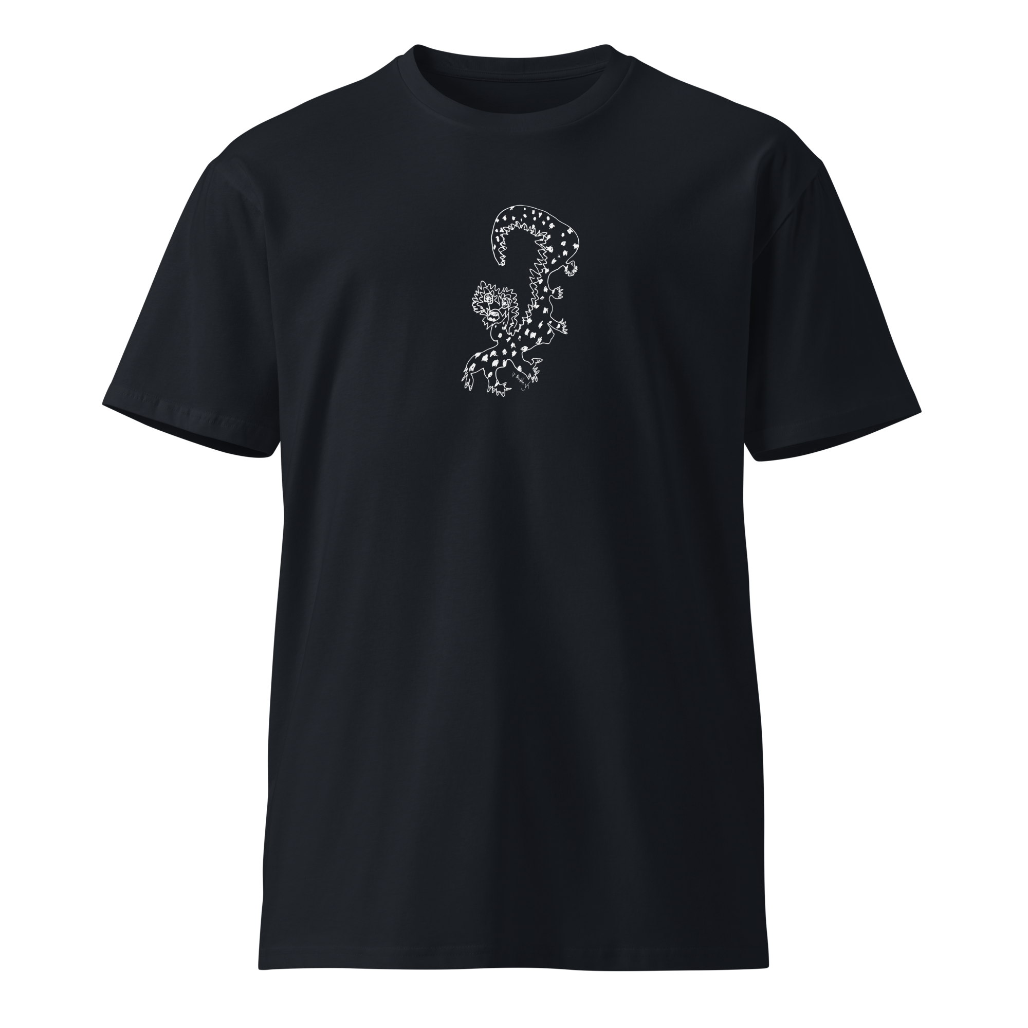 Cleaver Dragon- white print
