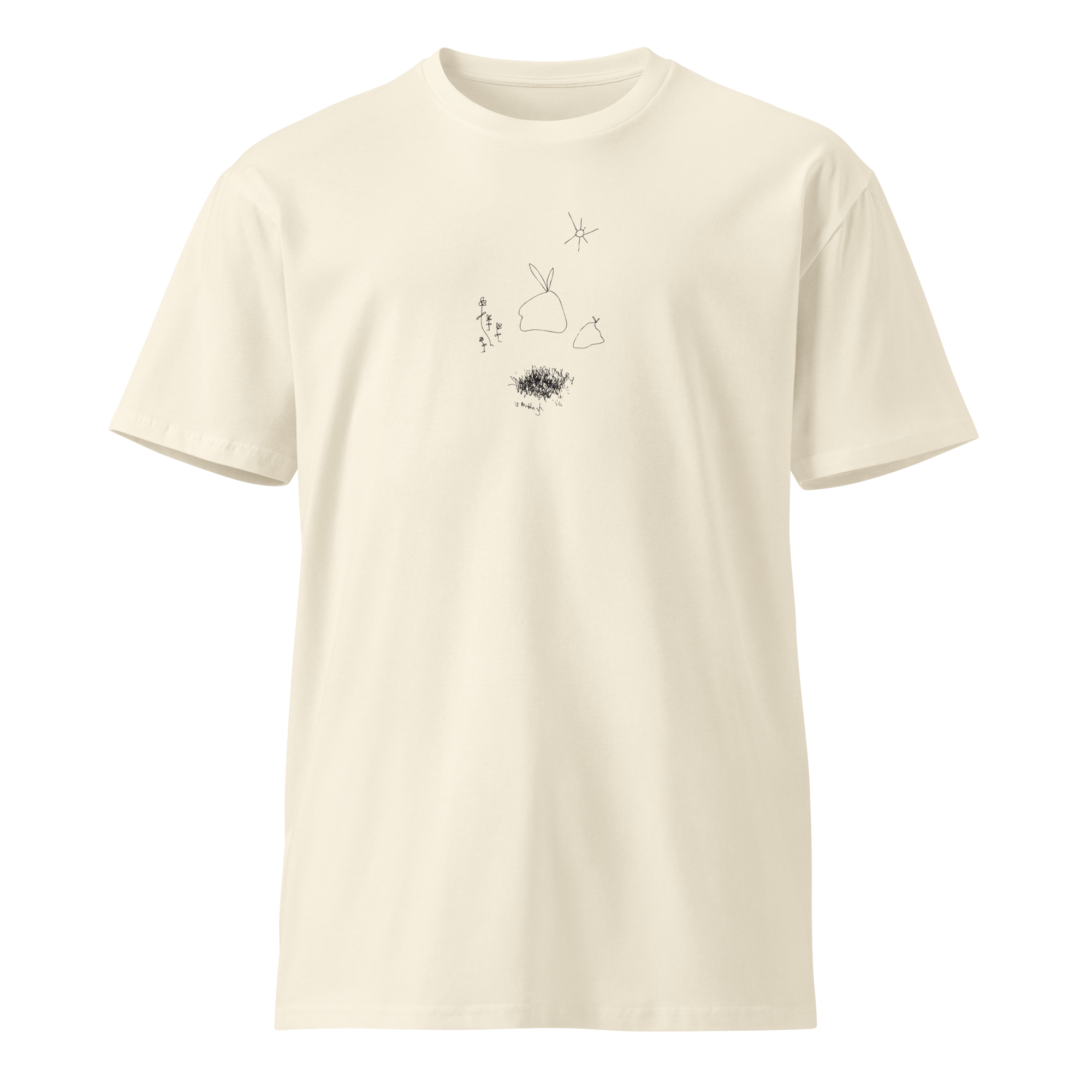 Wandering Bunnies- black print