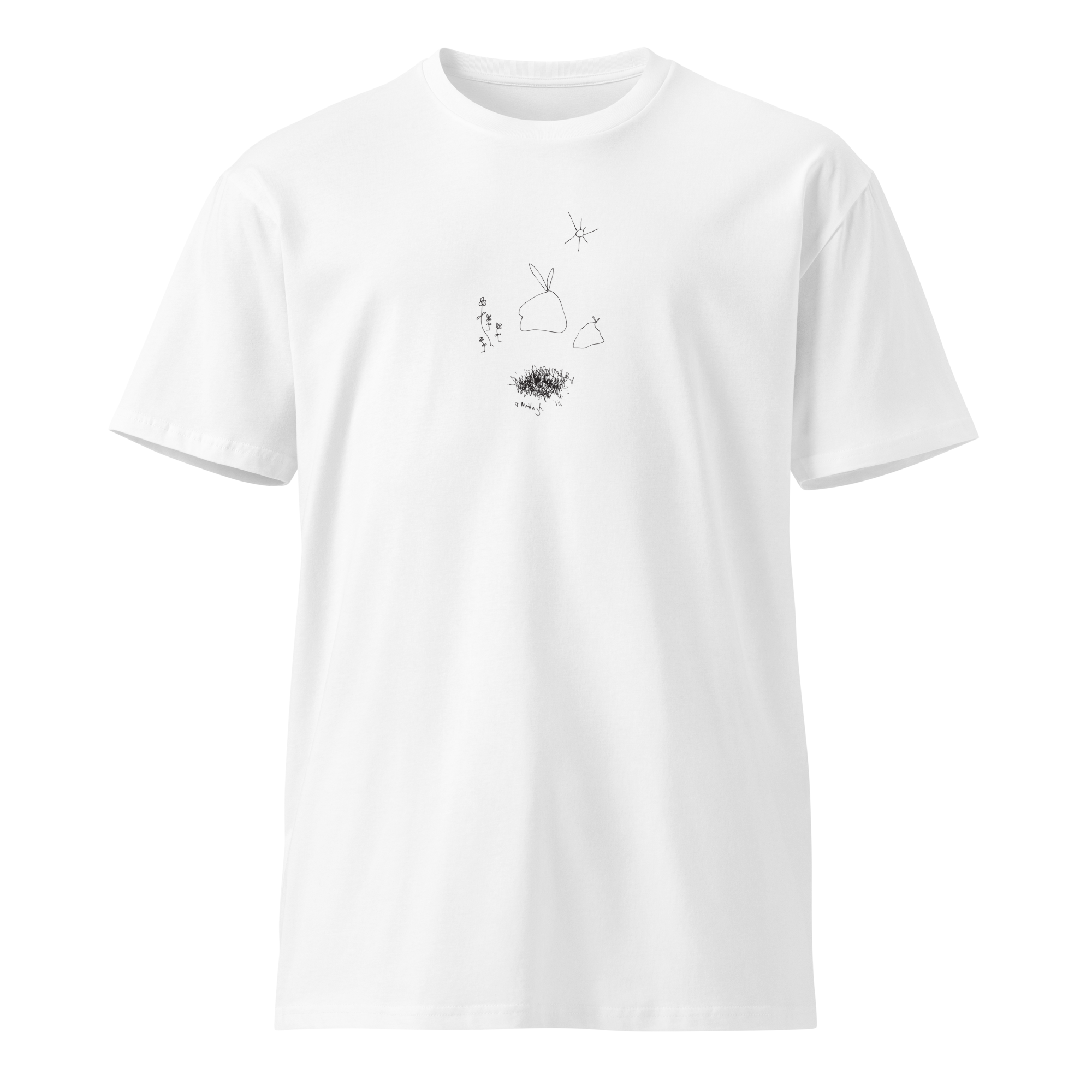 Wandering Bunnies- black print