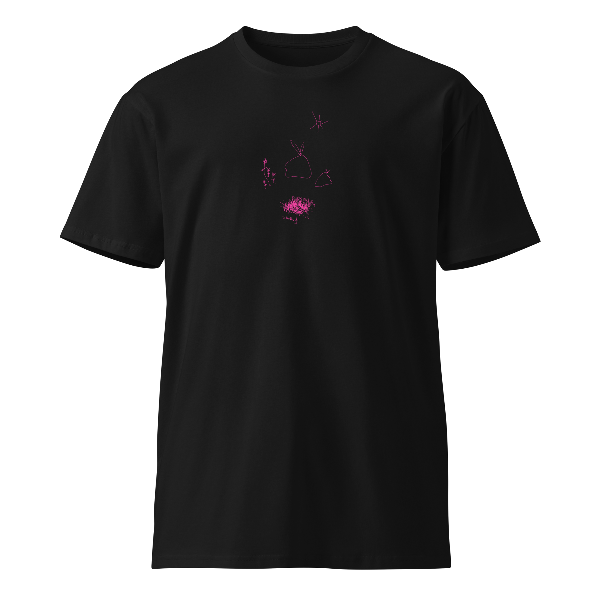 Wandering Bunnies- pink print