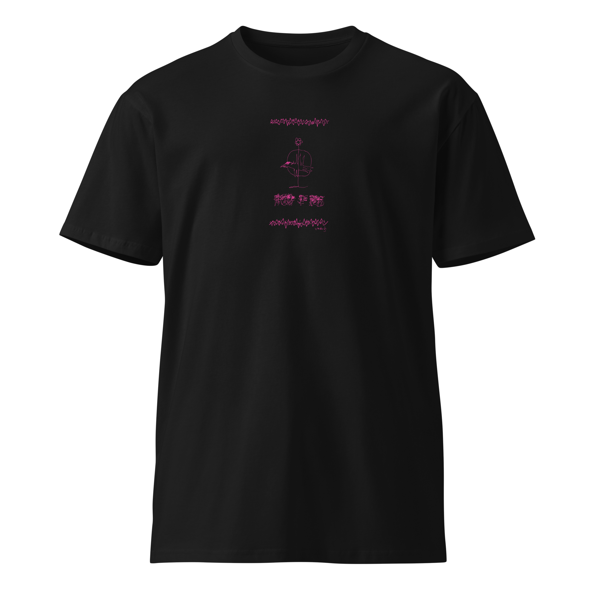 Badass Bird - pink print