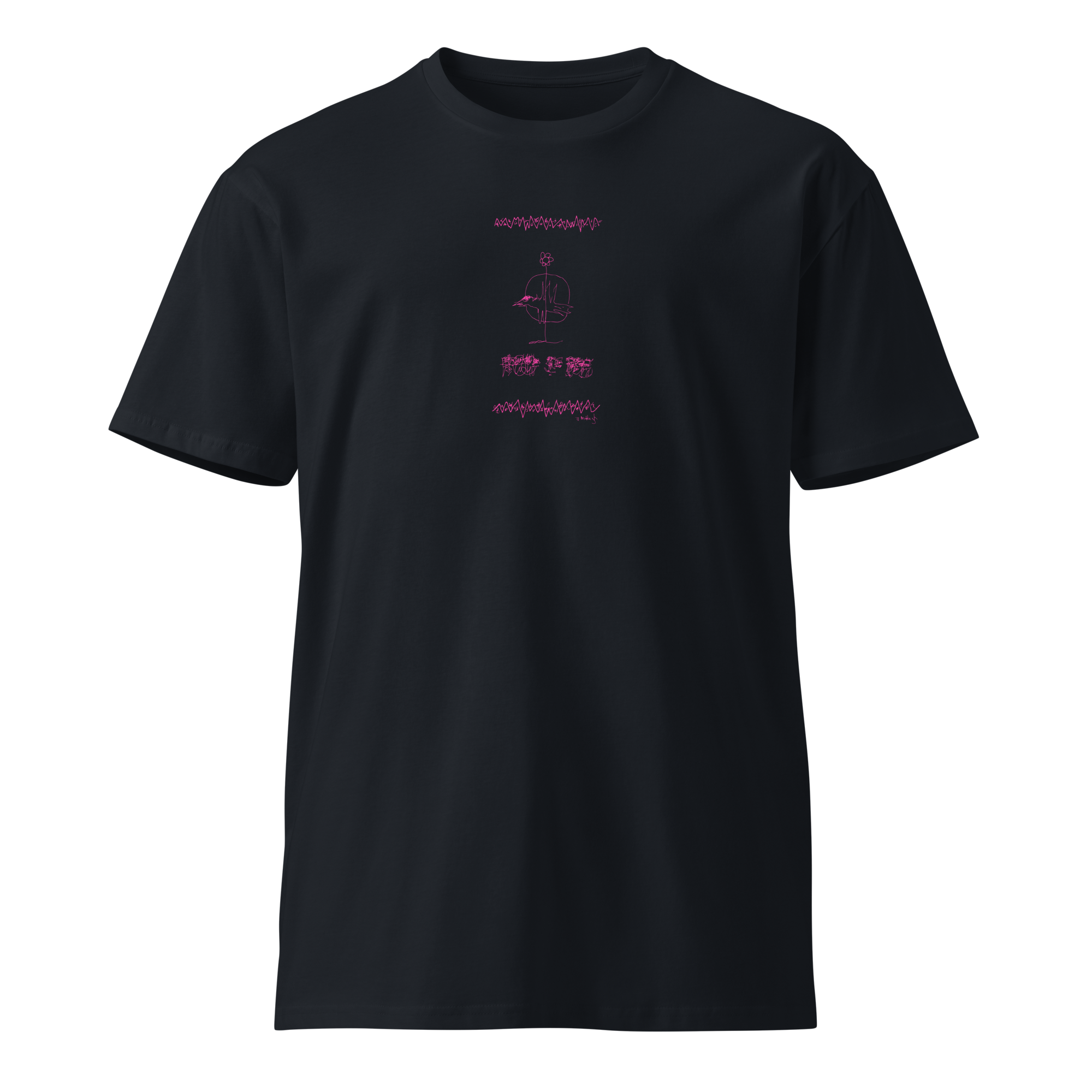Badass Bird - pink print