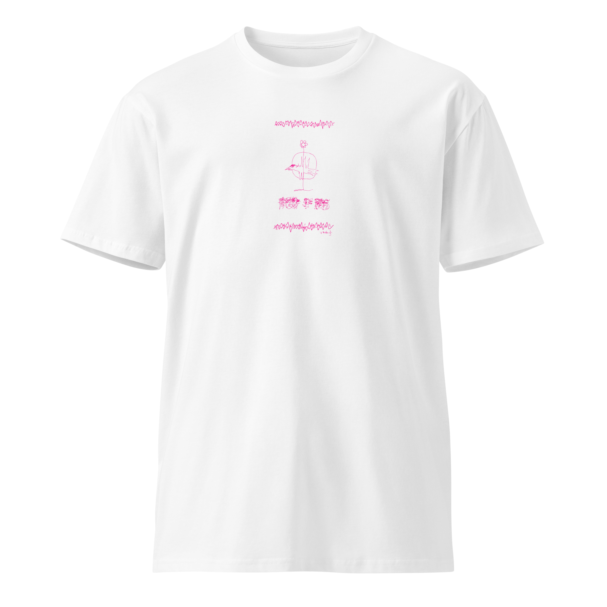 Badass Bird - pink print