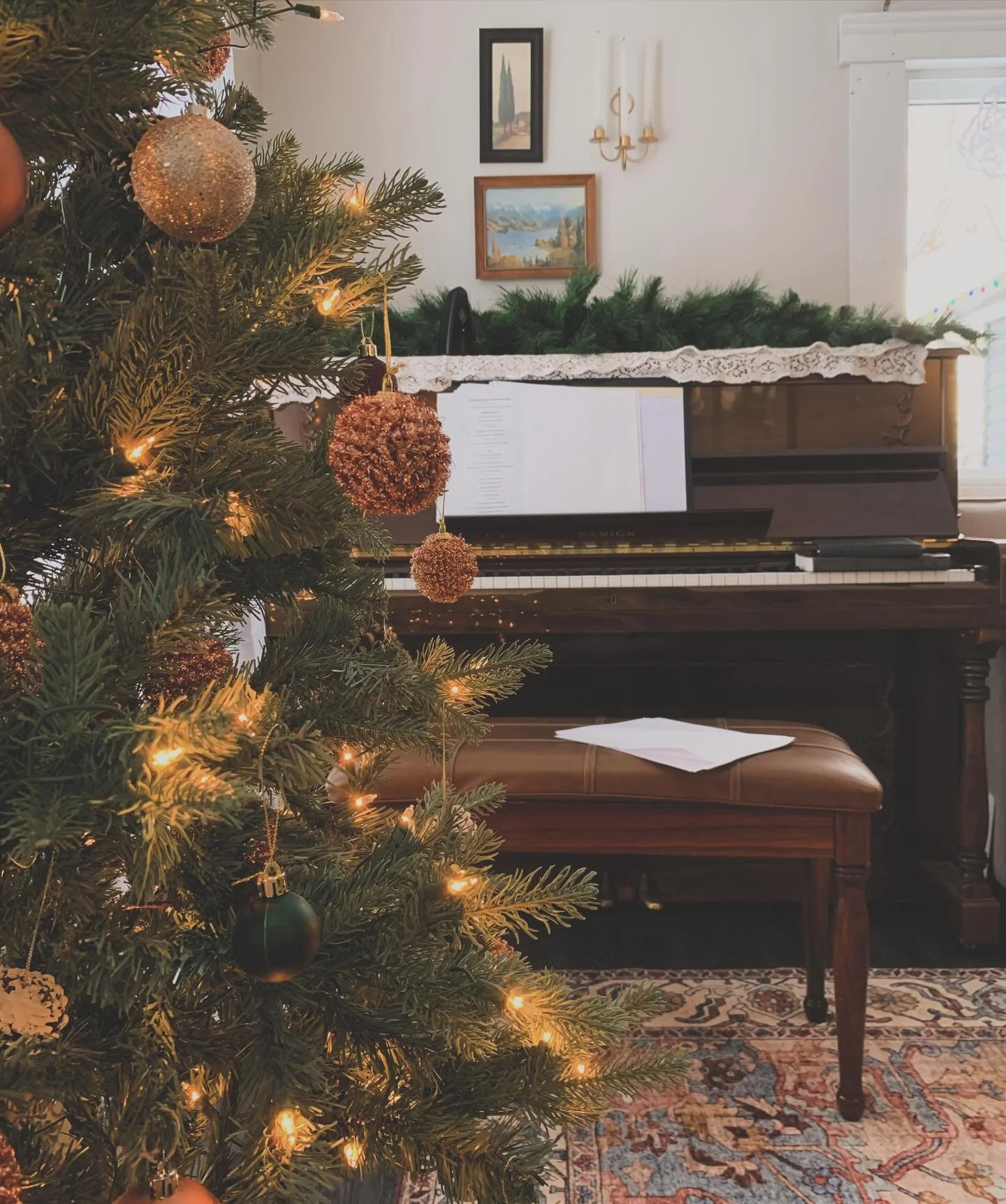 Christmas concert prep 🎄