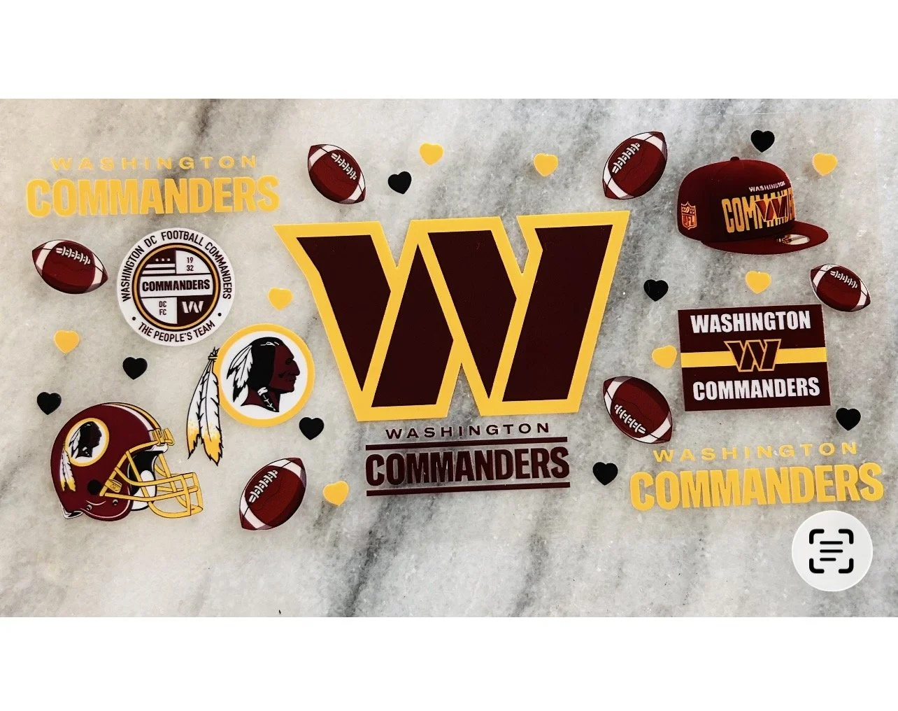 Washington Commanders Decal