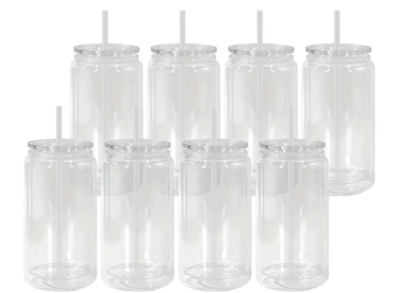 16oz Acrylic Snow Globe Tumbler