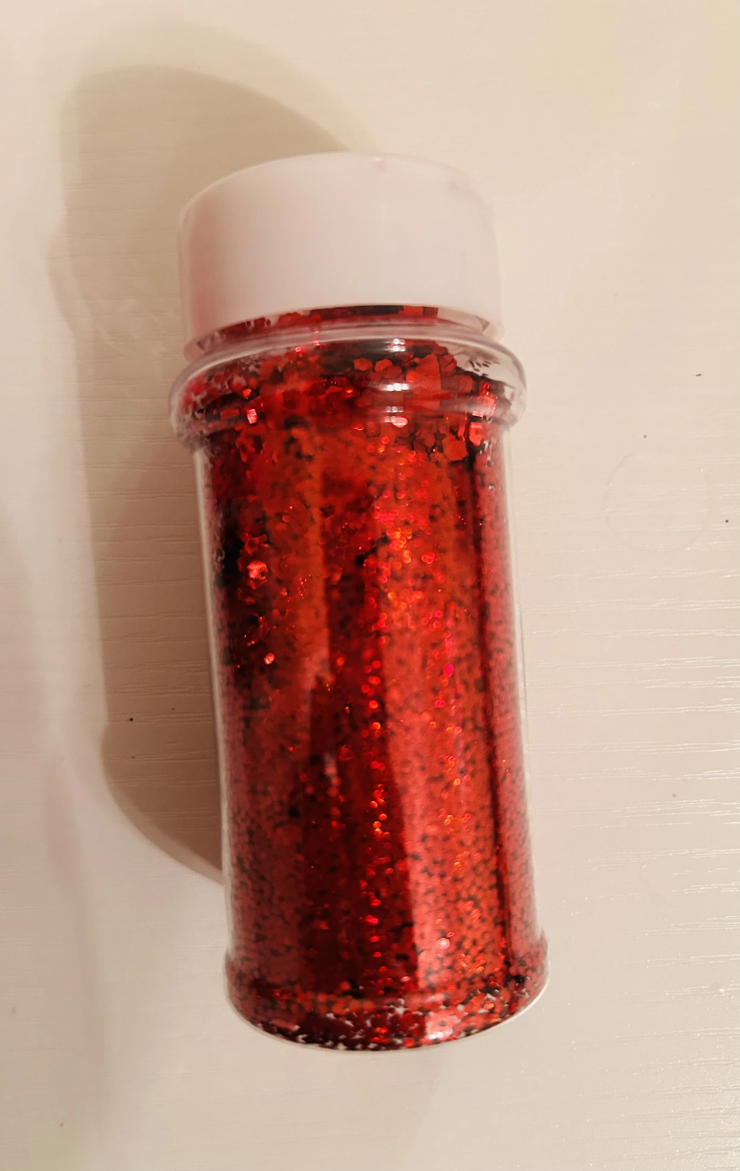 Red glitter