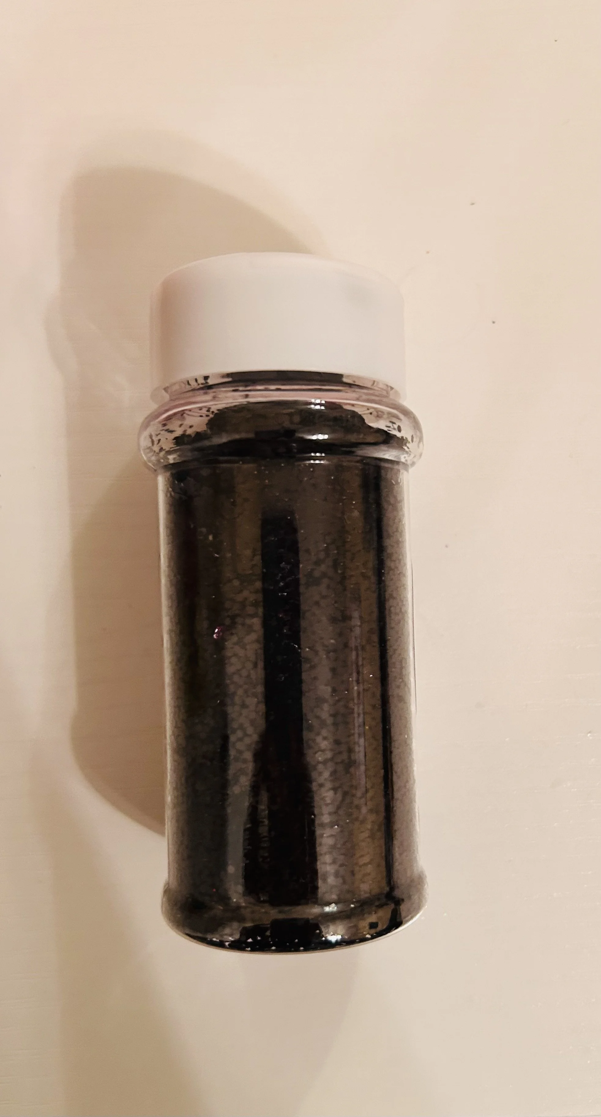 Black glitter