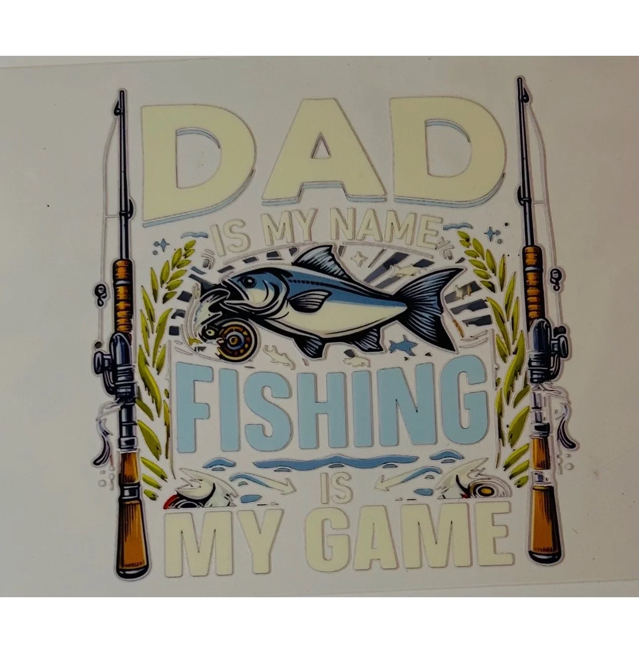 Dad fishing