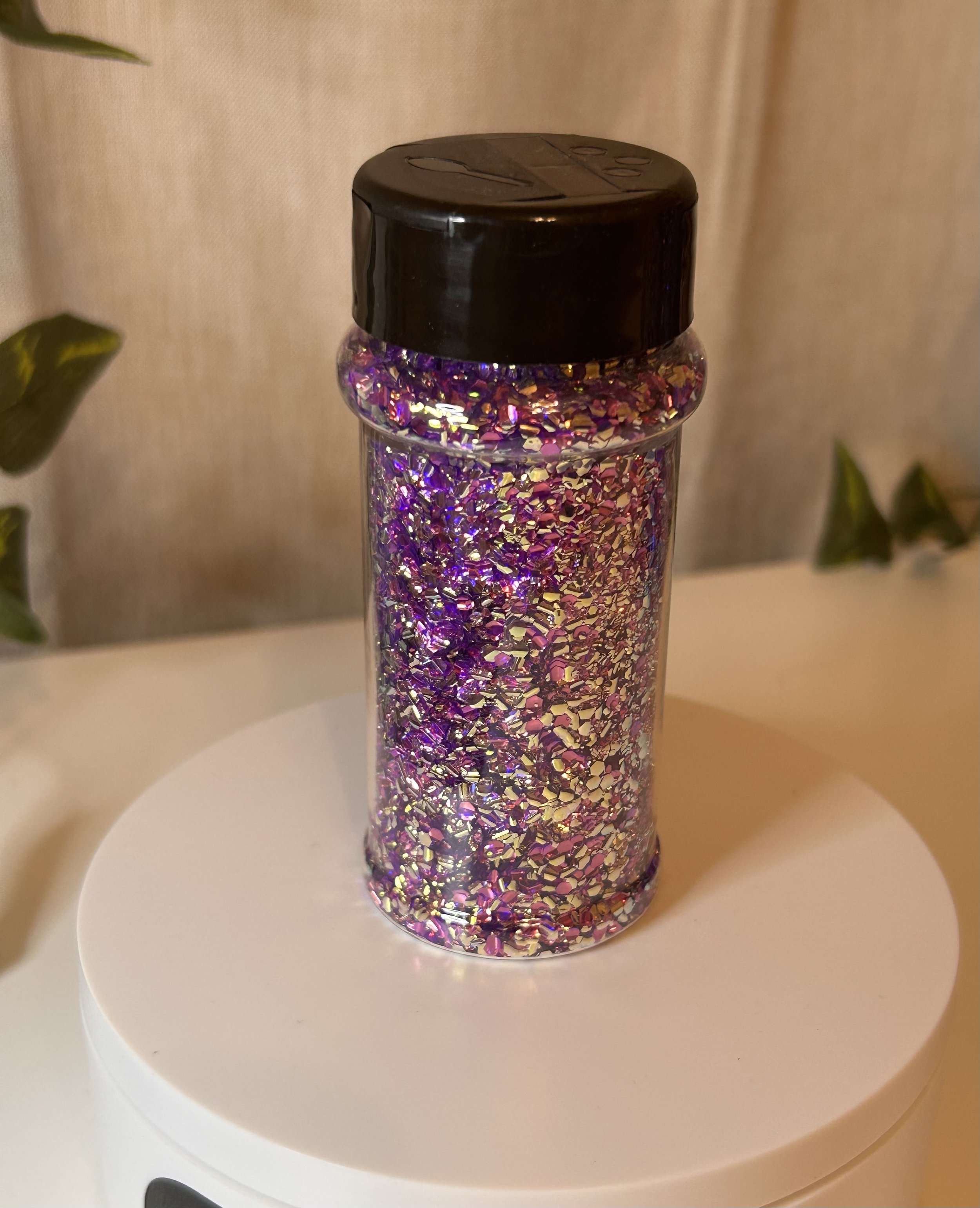 Plum Bubble Glitter