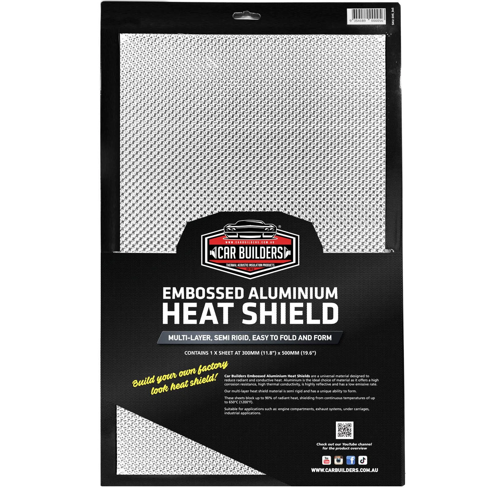 Car Builders Aluminium Heat Shield