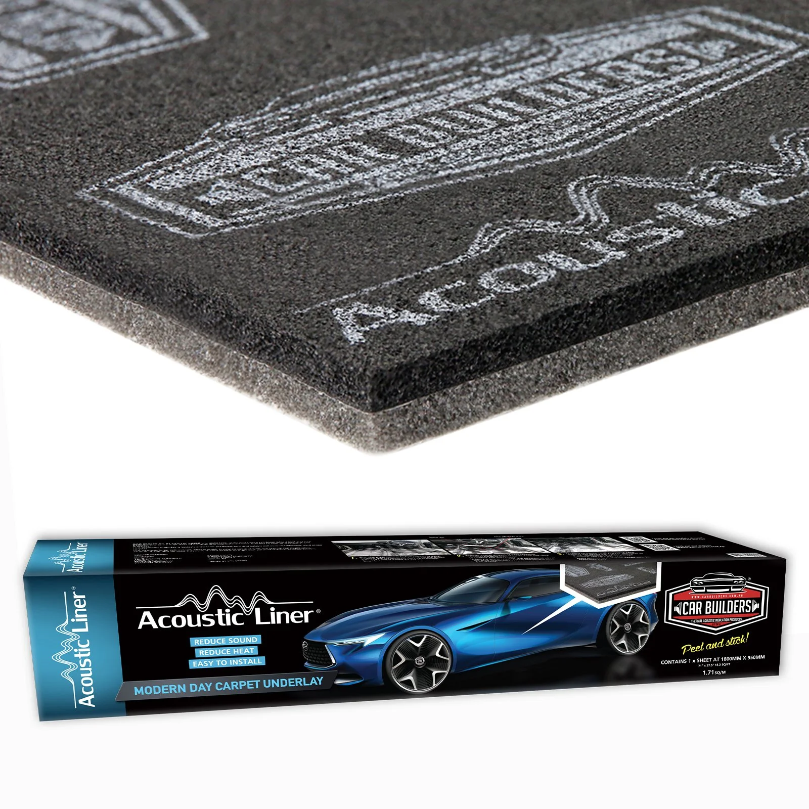 Car Builders Acoustic Liner Carpet Underlay - Stage 2