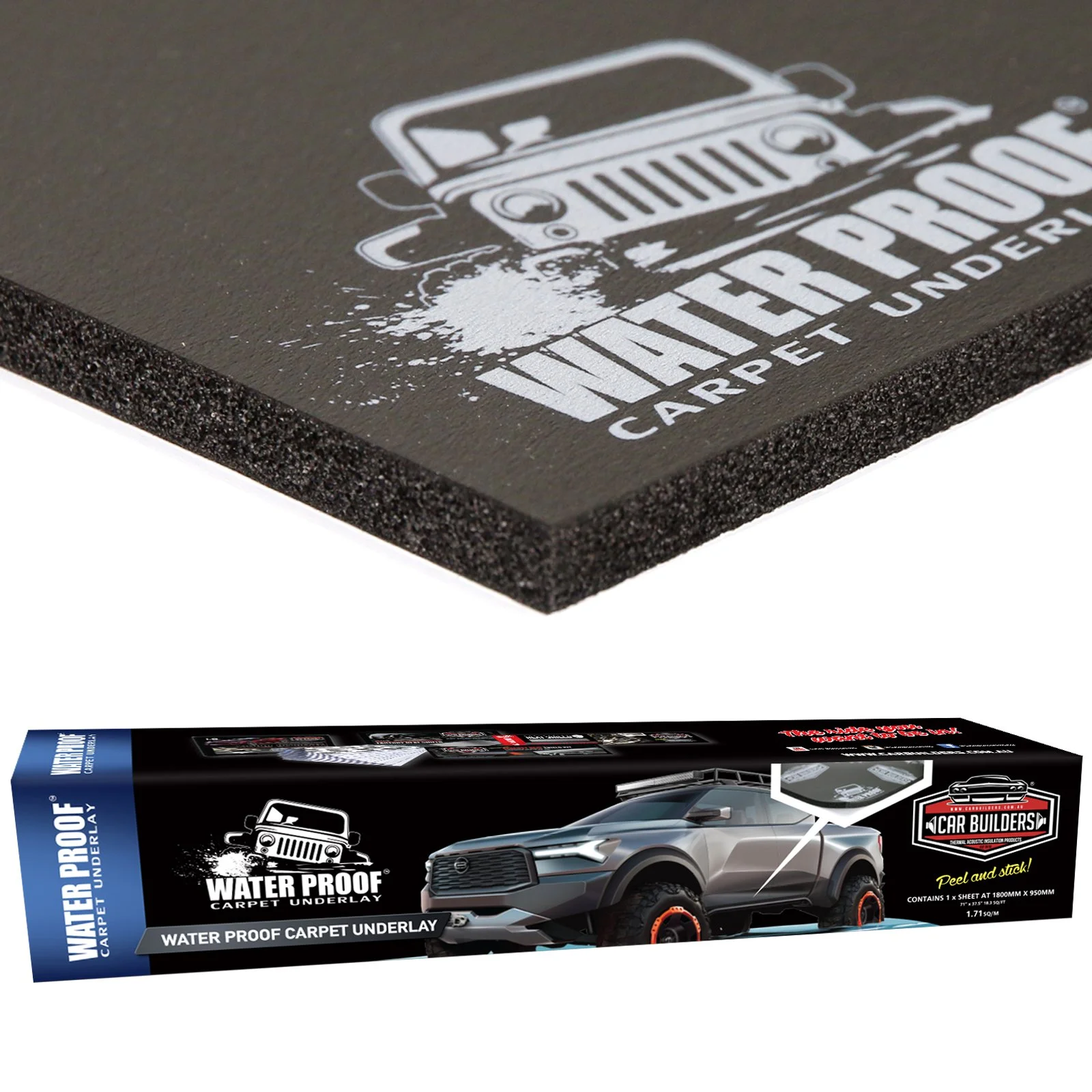 Car Builders Water Proof Carpet Underlay - Stage 2