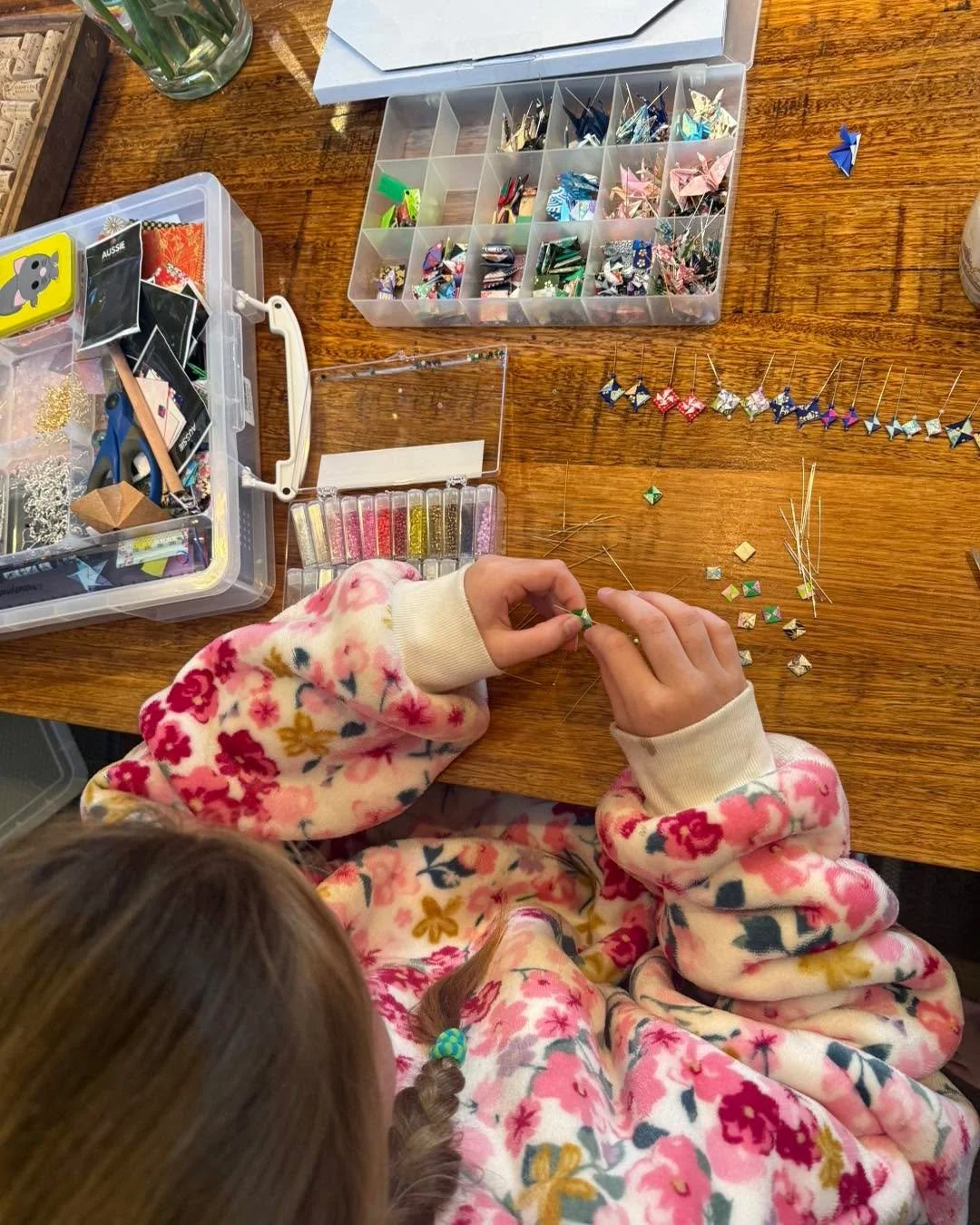 Handmade with heart (and a whole lot of patience!) 💛

Matilda has been busy folding, crafting and perfecting her beautiful origami earrings, and they&rsquo;ll be available at Mary&rsquo;s stall at the market this Saturday! 🎉

Each pair is a little 