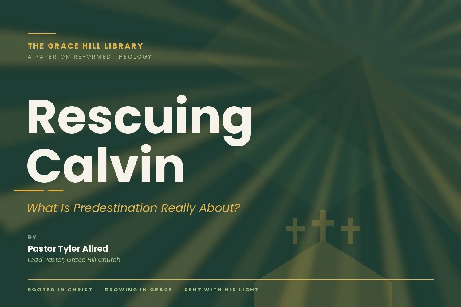 Rescuing Calvin: What Is Predestination Really About