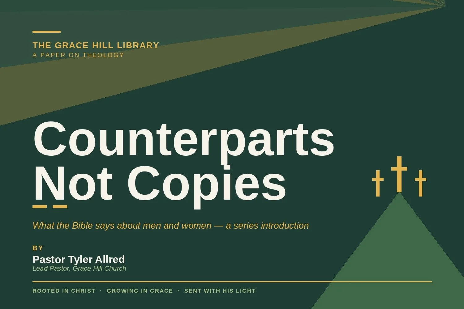 Counterparts Not Copies