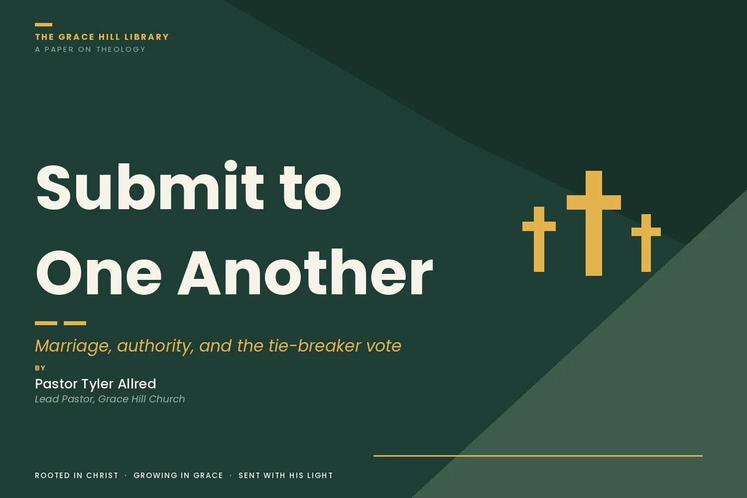 Submit to One Another