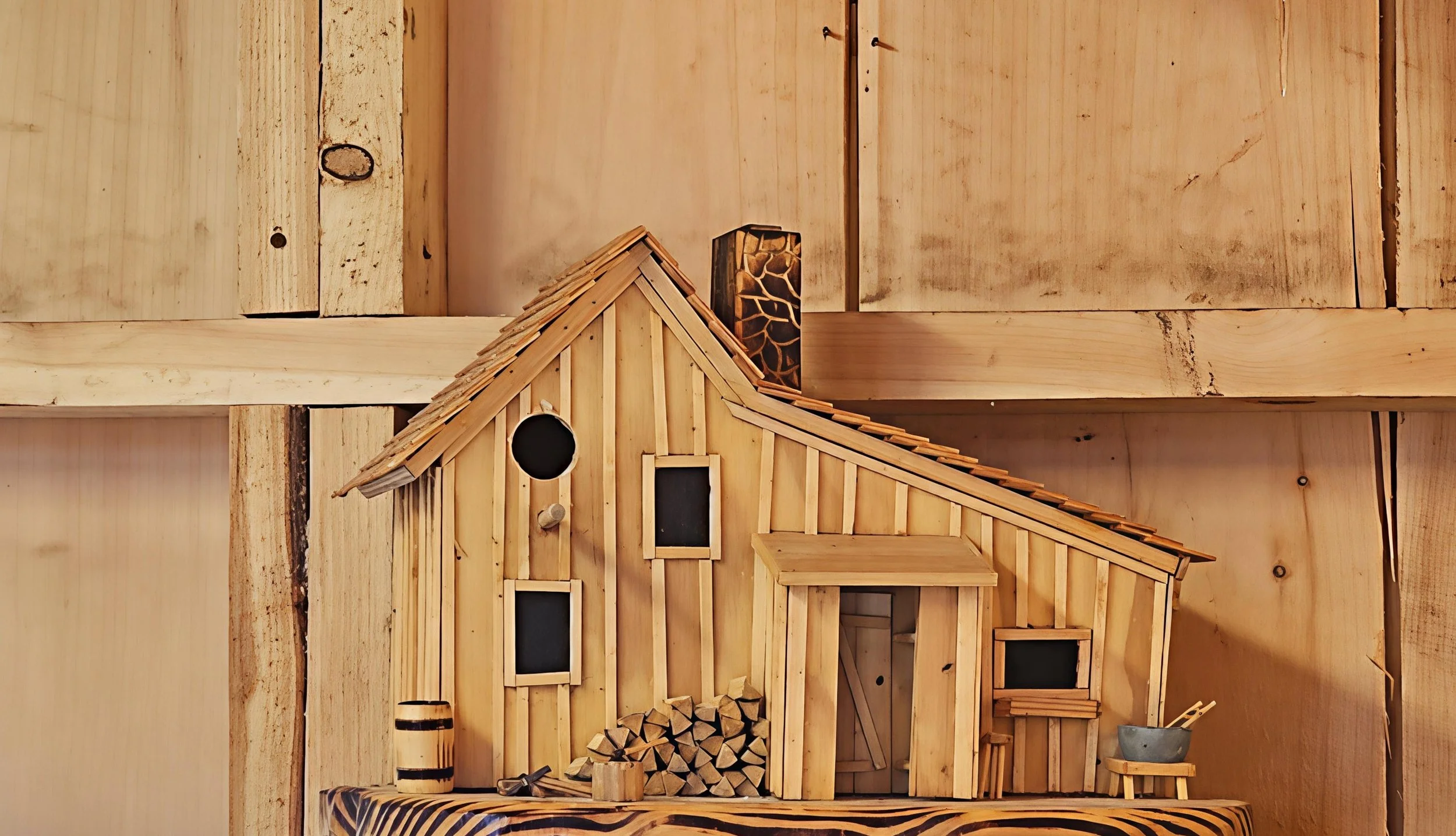 Little House Miniature Model