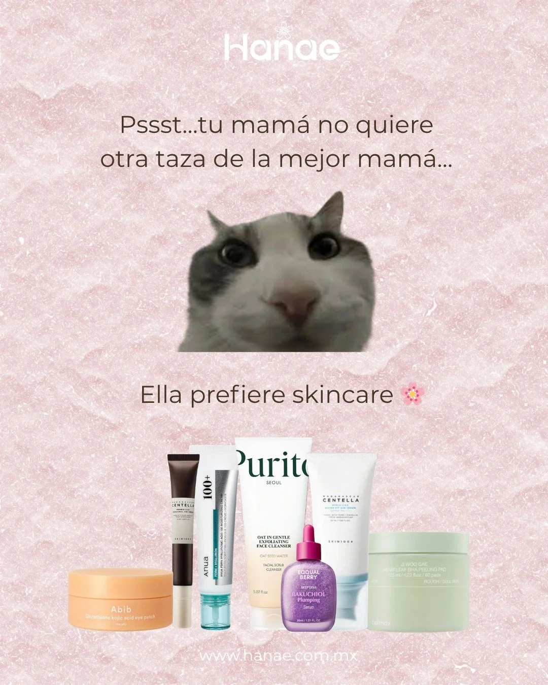 Pssst&hellip; 🤭💗

Tu mam&aacute; probablemente ya tiene muchas tazas de &ldquo;la mejor mam&aacute;&rdquo; ☕✨
Pero un skincare coreano para consentirse todos los d&iacute;as&hellip; eso s&iacute; le va a encantar 🌸

Este D&iacute;a de las Madres r
