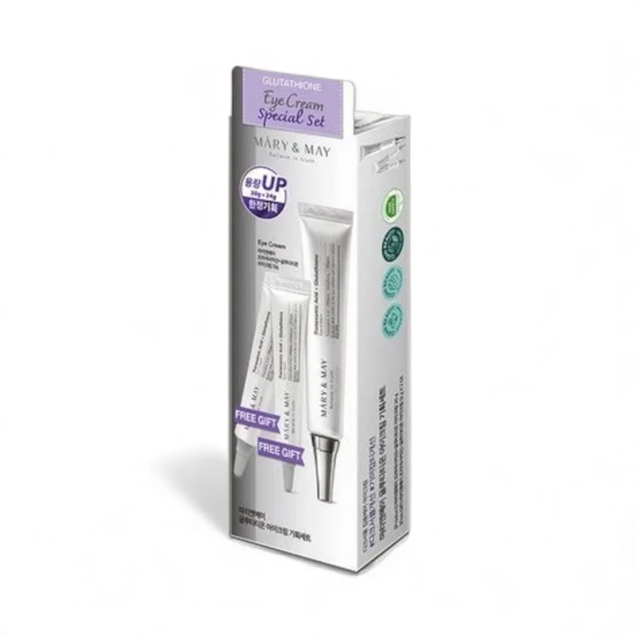 MARY & MAY - Glutathione Eye Cream Special Set (Eye Cream 30g + 2 Miniaturas)
