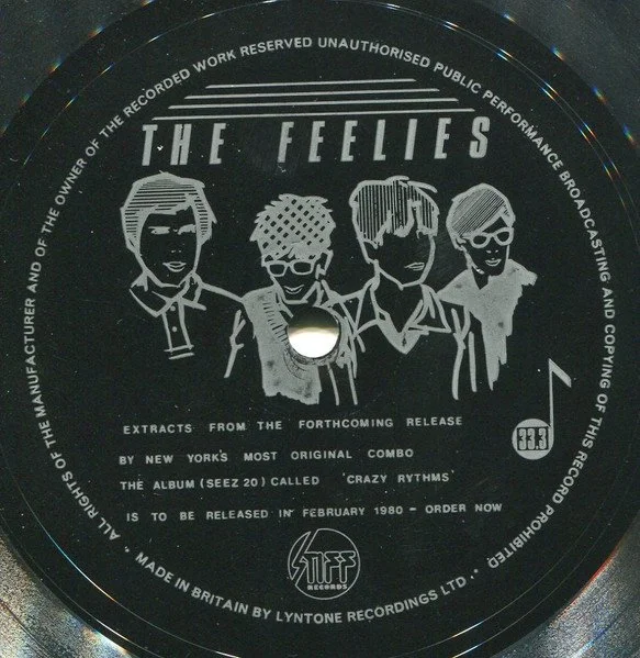 The Feelies Singles - Stiff Flexi