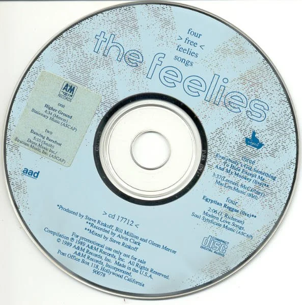 The Feelies Singles - 4 Free Feelies Songs