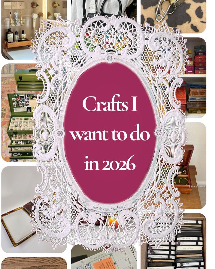Some of these crafts are simpler than others, but I want 2026 to be the year where I learn to make almost everything I would spend so much money on in the past.