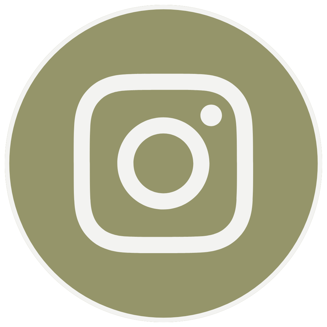 Instagram logo icon with a beige background and a white camera outline inside a circle.