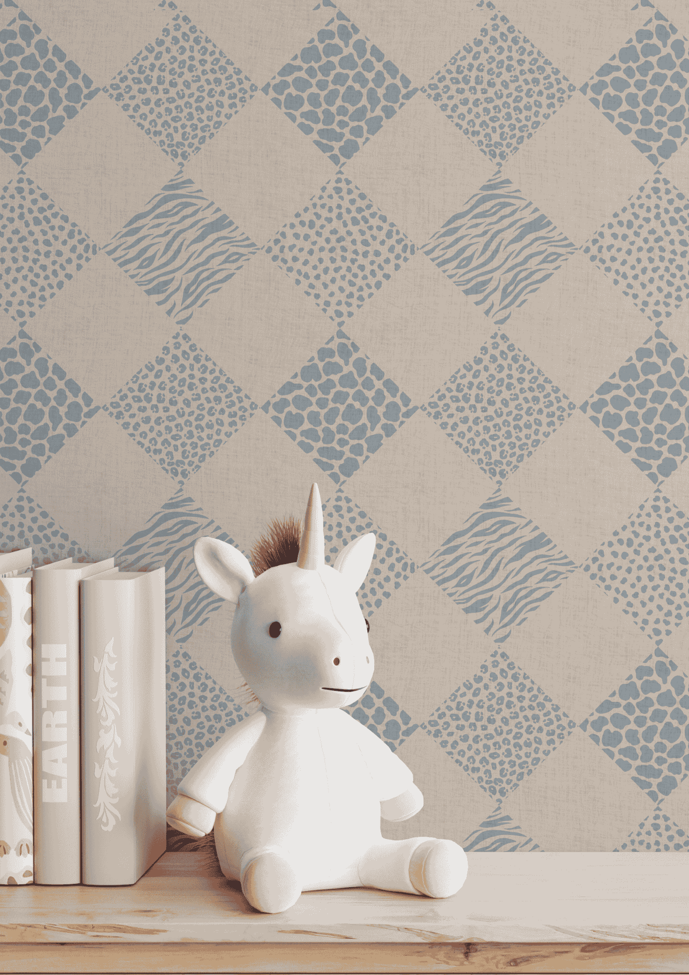 A curated collection of seamless animal prints—giraffe, zebra, leopard, and cheetah—available in bold, pastel, and neutral palettes. Ideal for wallpaper, bedding, and upholstery. Suits boho, retro, and contemporary aesthetics.