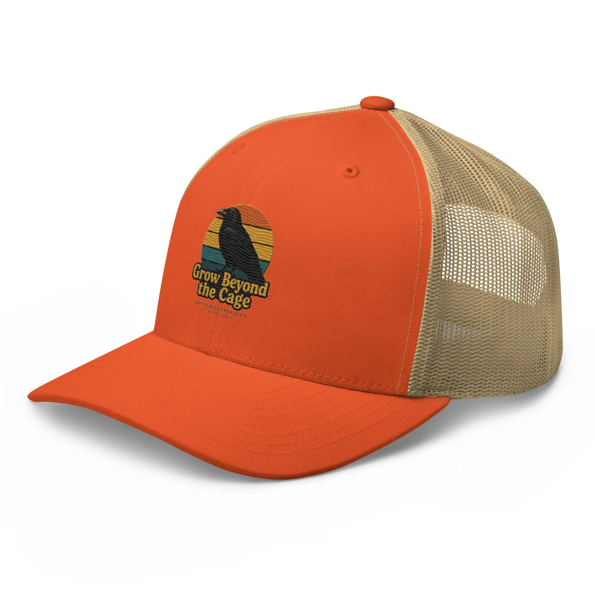 retro-trucker-hat-rustic-orange-khaki-left-front-6a5983048e127.jpg