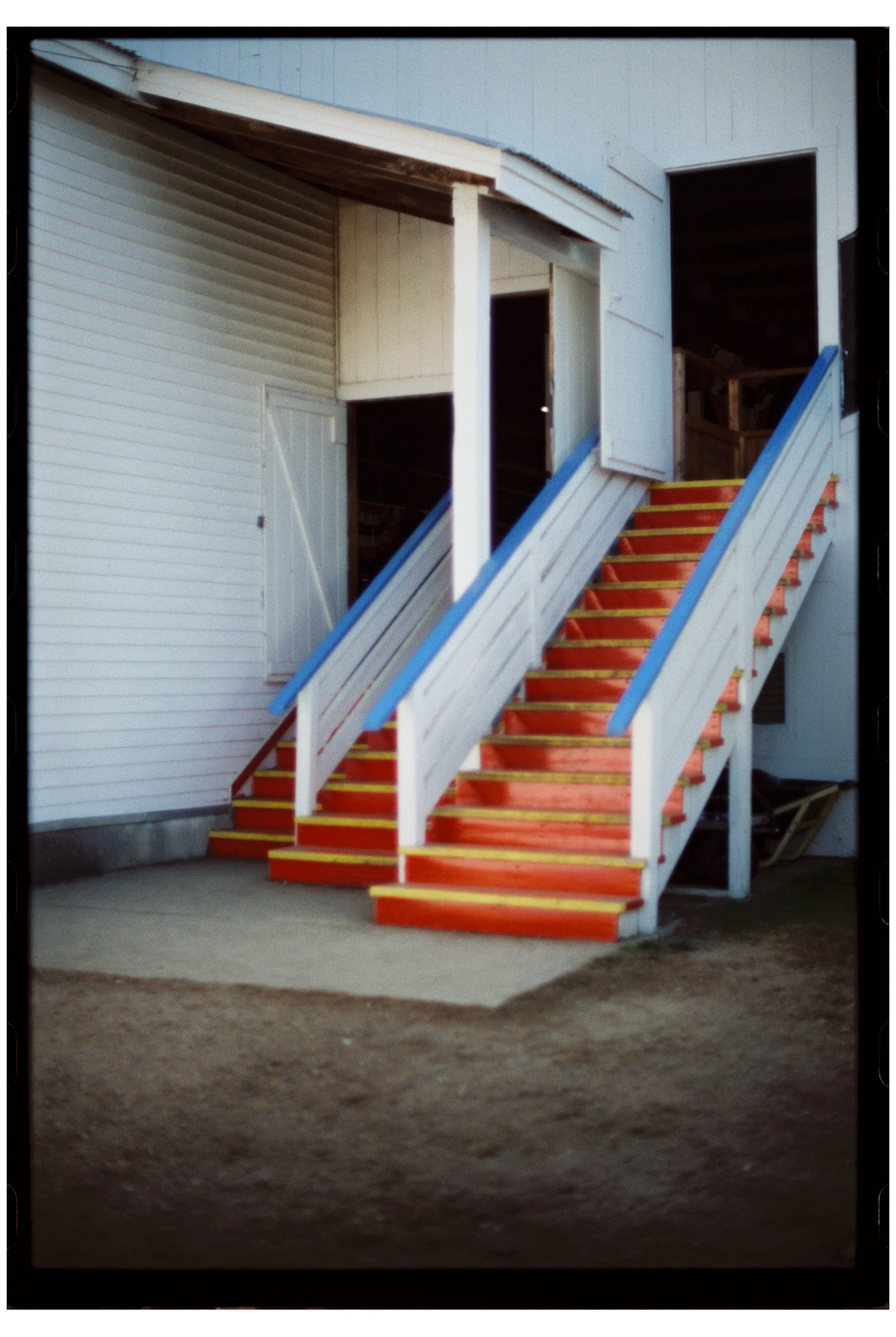 Fryeburg Fair with Becca, Ty, and Zac. Fryeburg, Maine. October 2025. Nikon F3. CineStill 400D.