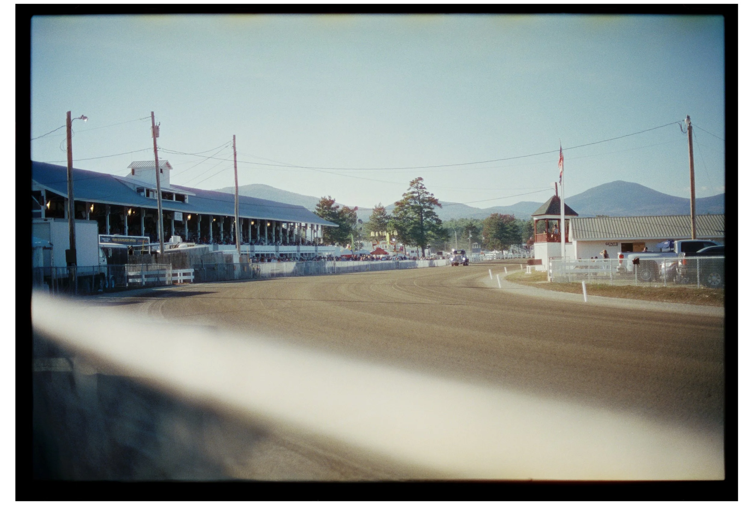 Fryeburg Fair with Becca, Ty, and Zac. Fryeburg, Maine. October 2025. Nikon F3. CineStill 400D.