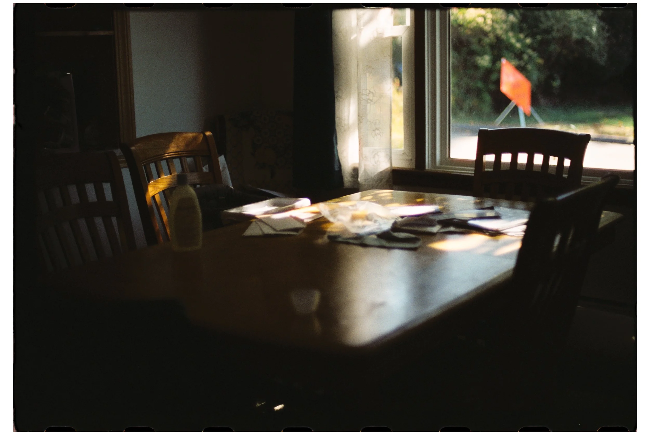 Kitchen table things. Maine. October 2025.