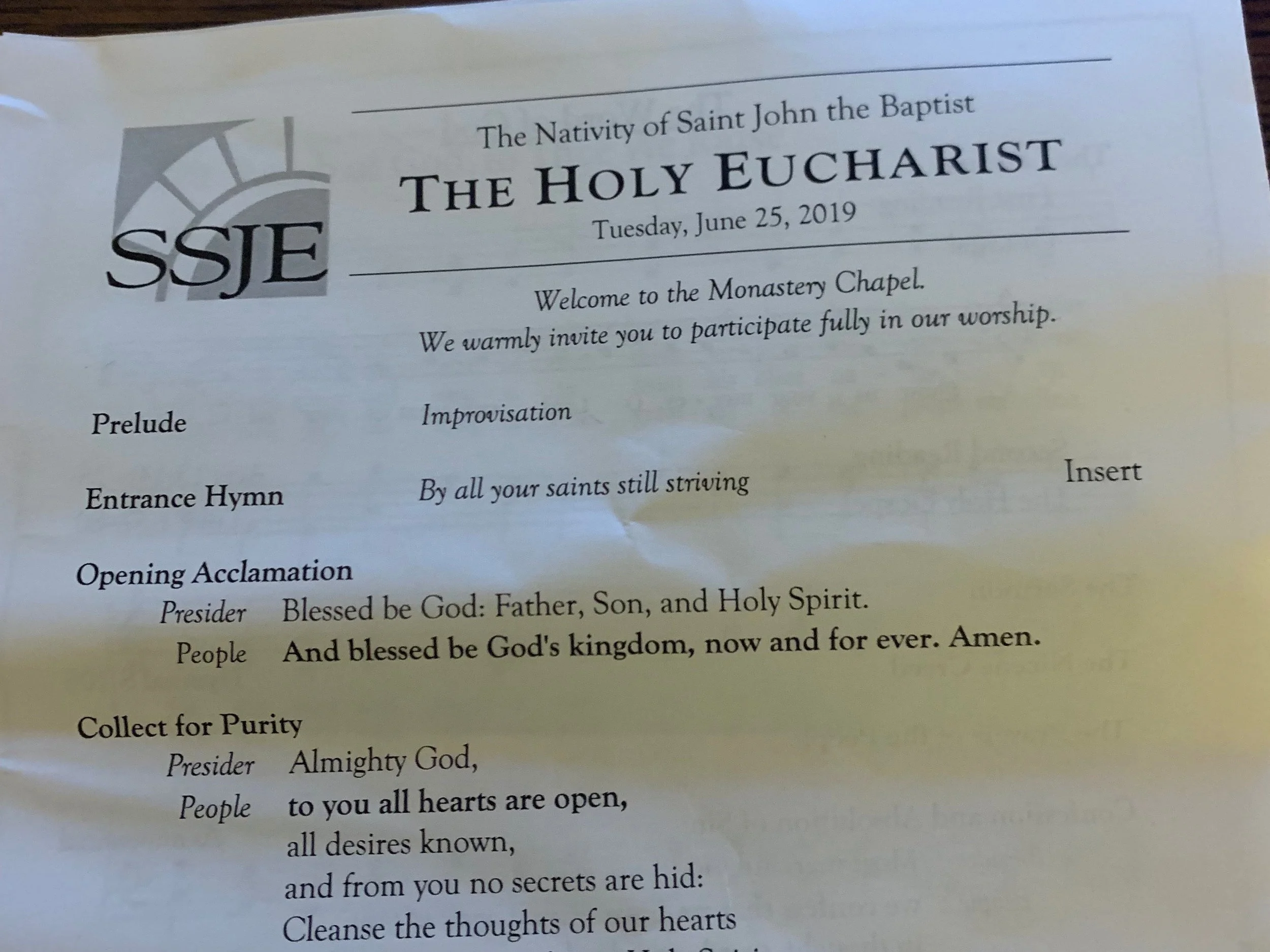 Politics, Preaching, and the Nativity of John the Baptist