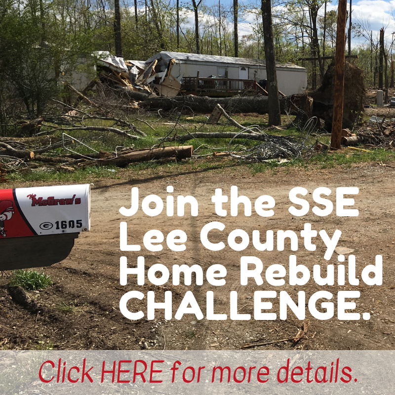 SSE Lee County Home Rebuild Challenge!
