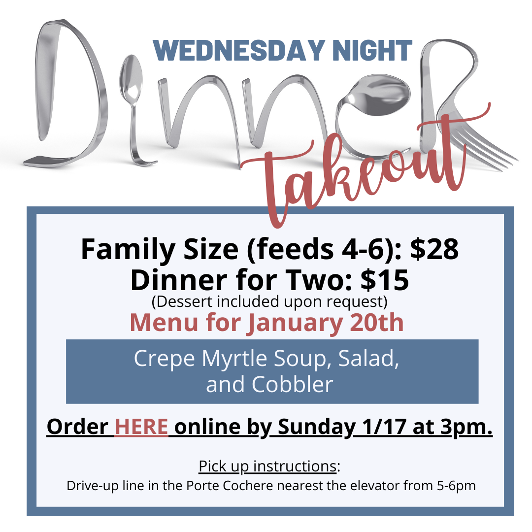 Click HERE to place your dinner order.