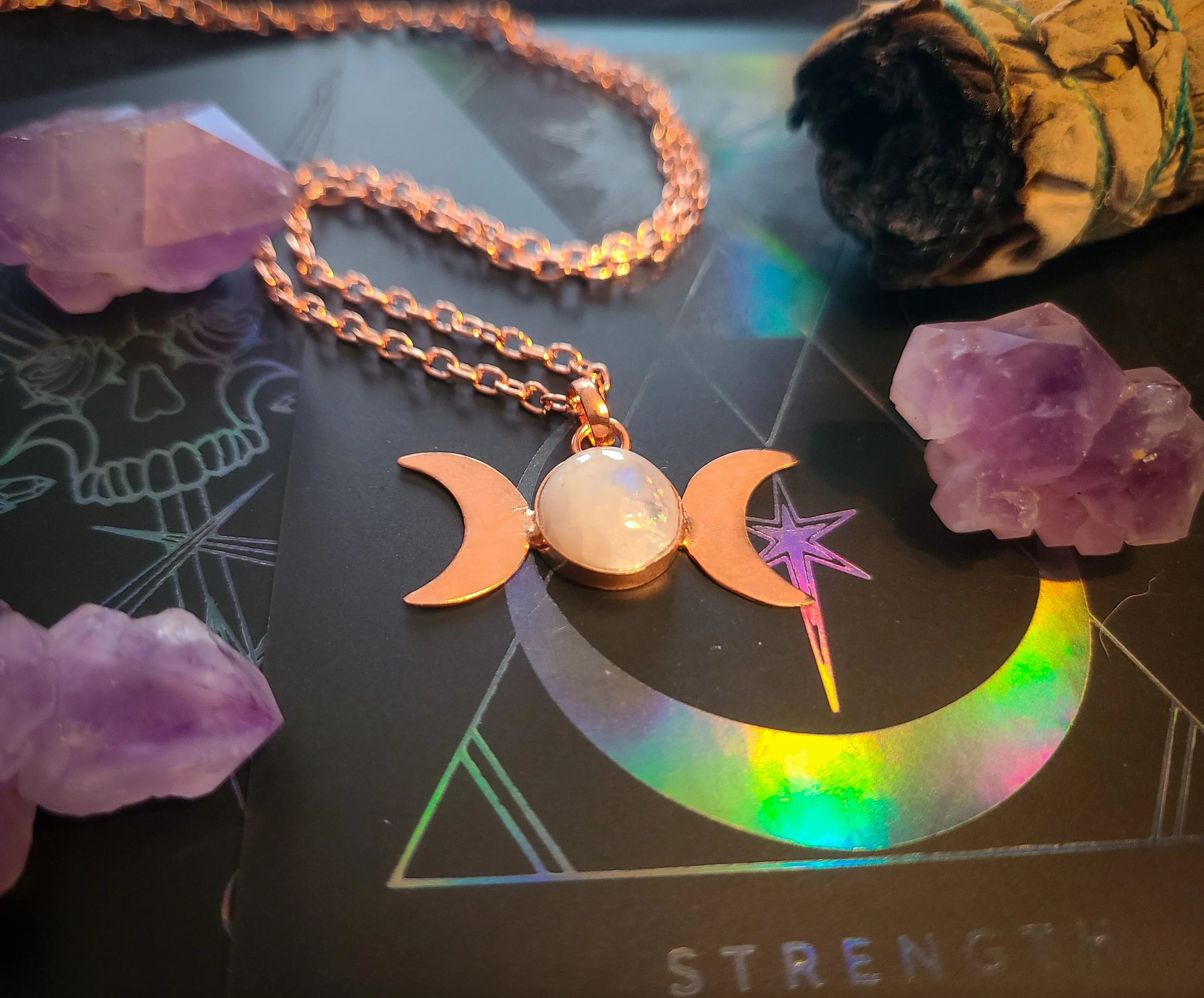 Tripple Moon Necklace