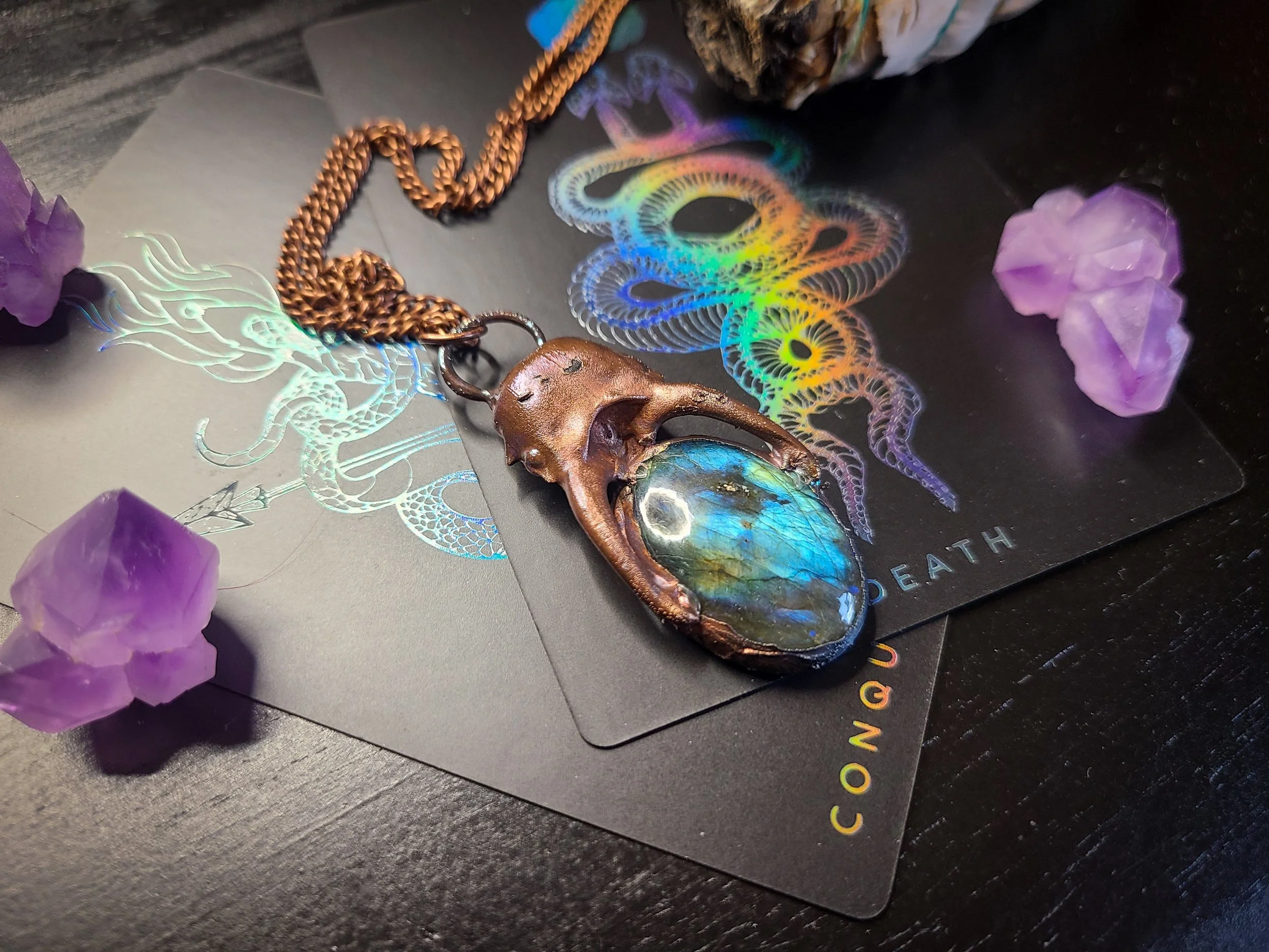 Stag Beetle Head Amulet