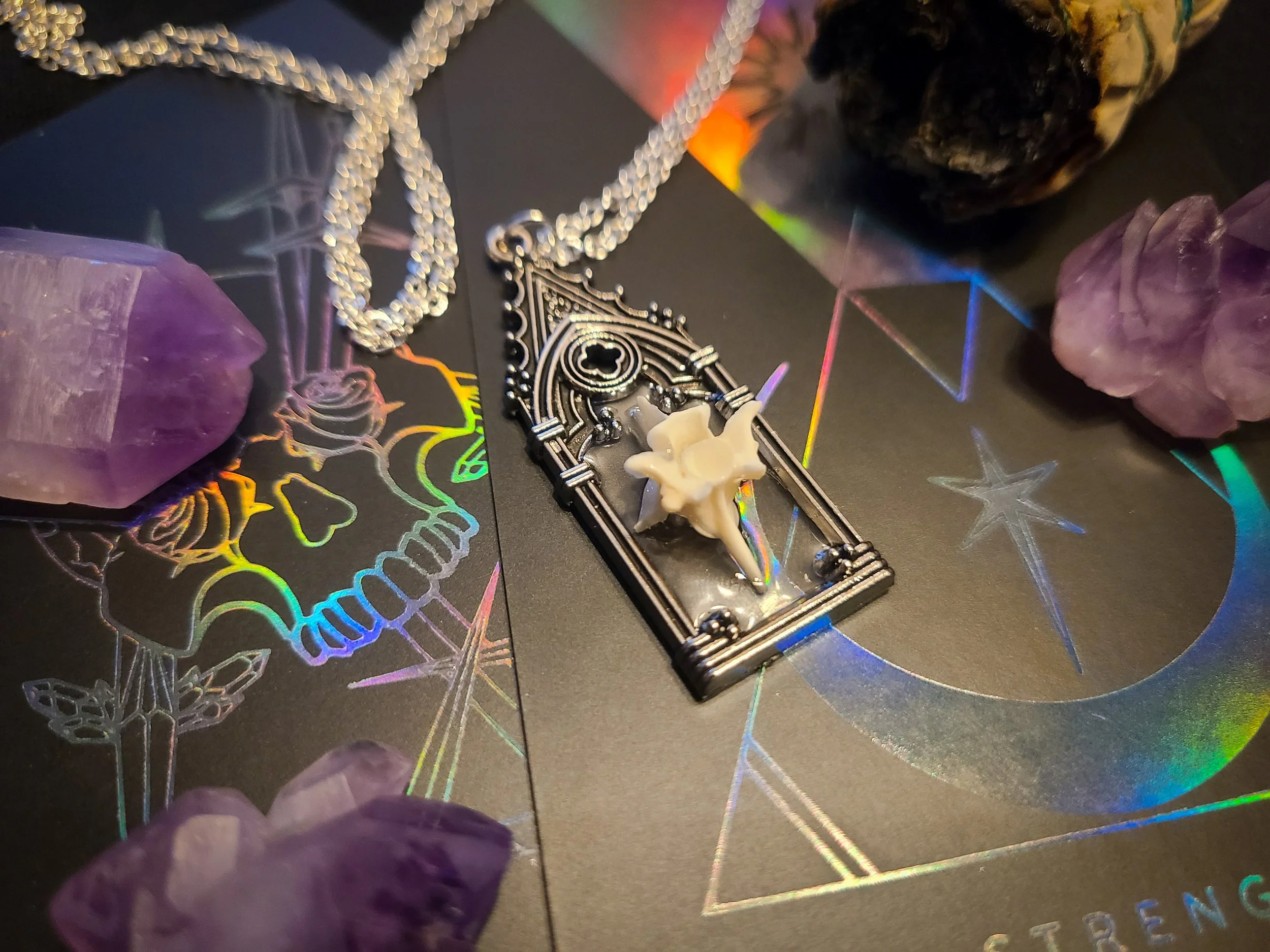 Cathedral Window Necklace