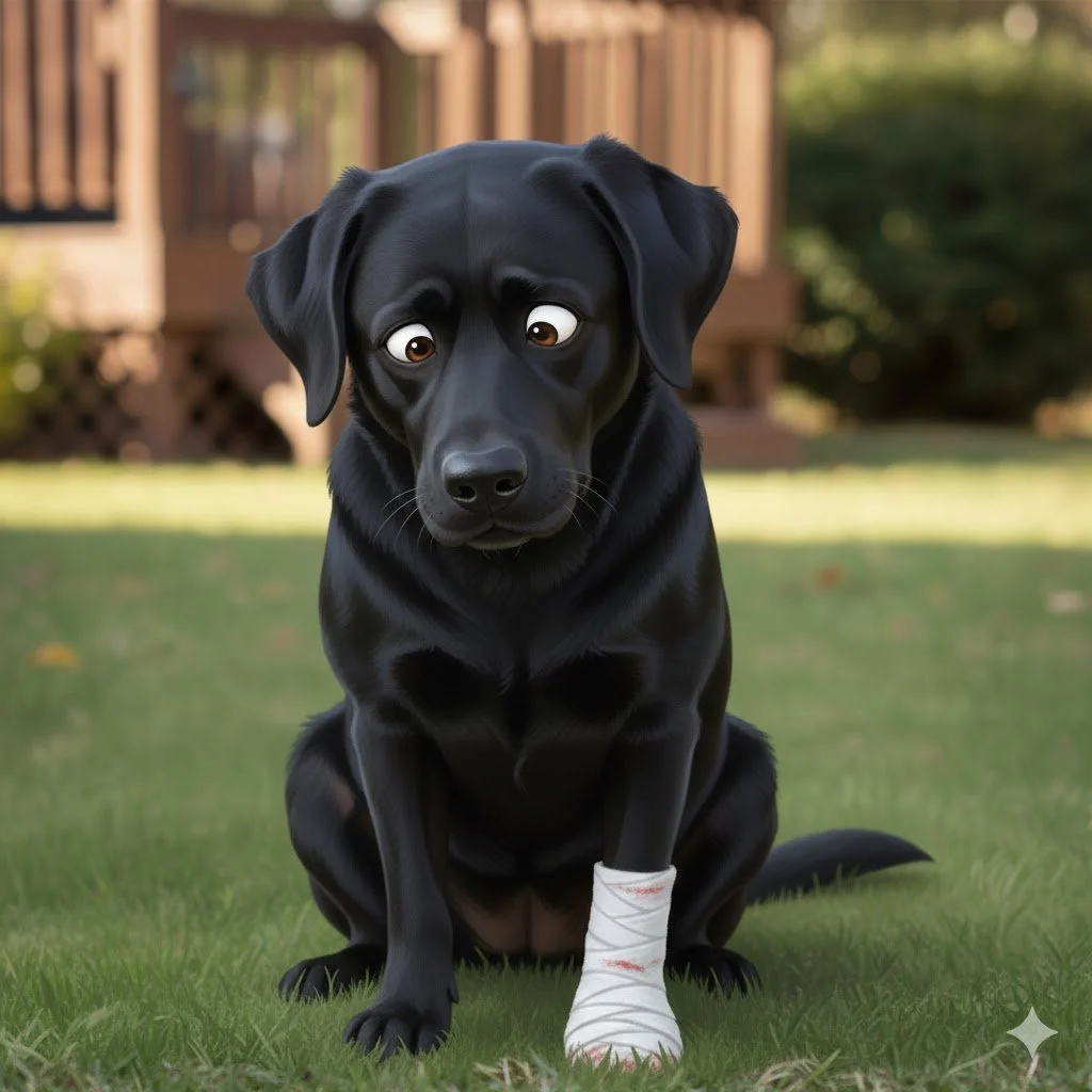 Can I Bubble Wrap My Dog?      (He’s Limping but I'm the One Falling Apart)