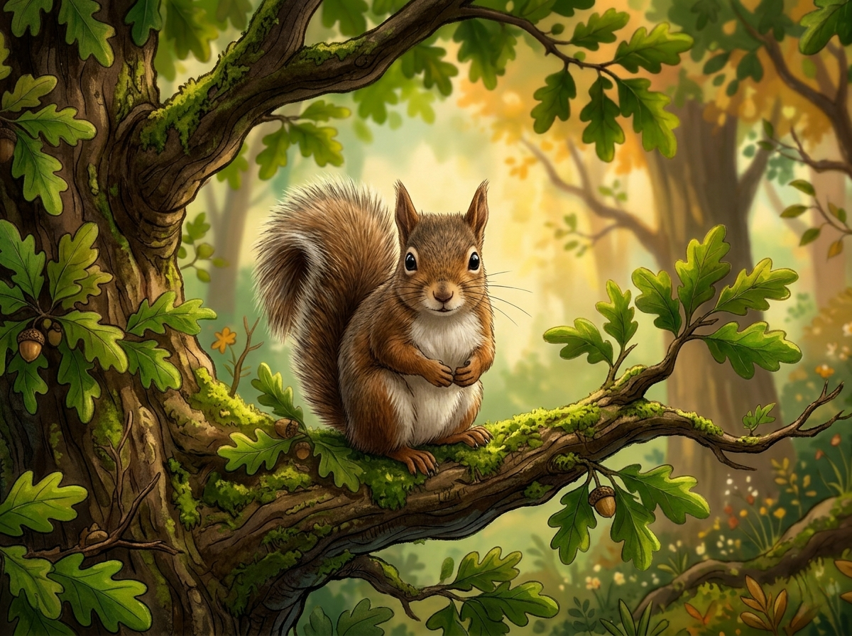 The Squirrel Who Was Listening