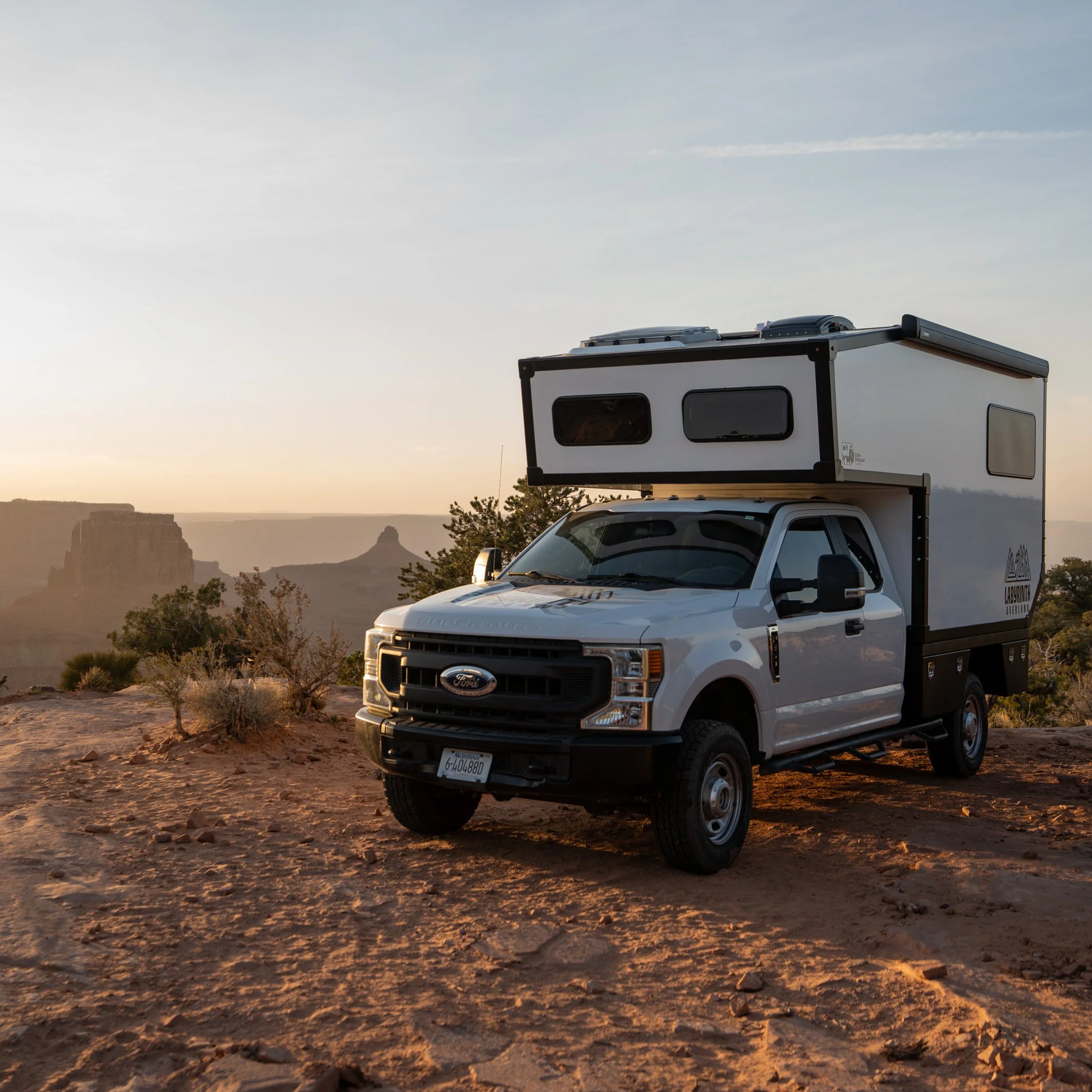 8' Departure Angle Flatbed Luxury Camper