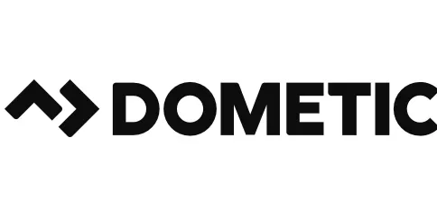 Dometic logo in black on a white background.