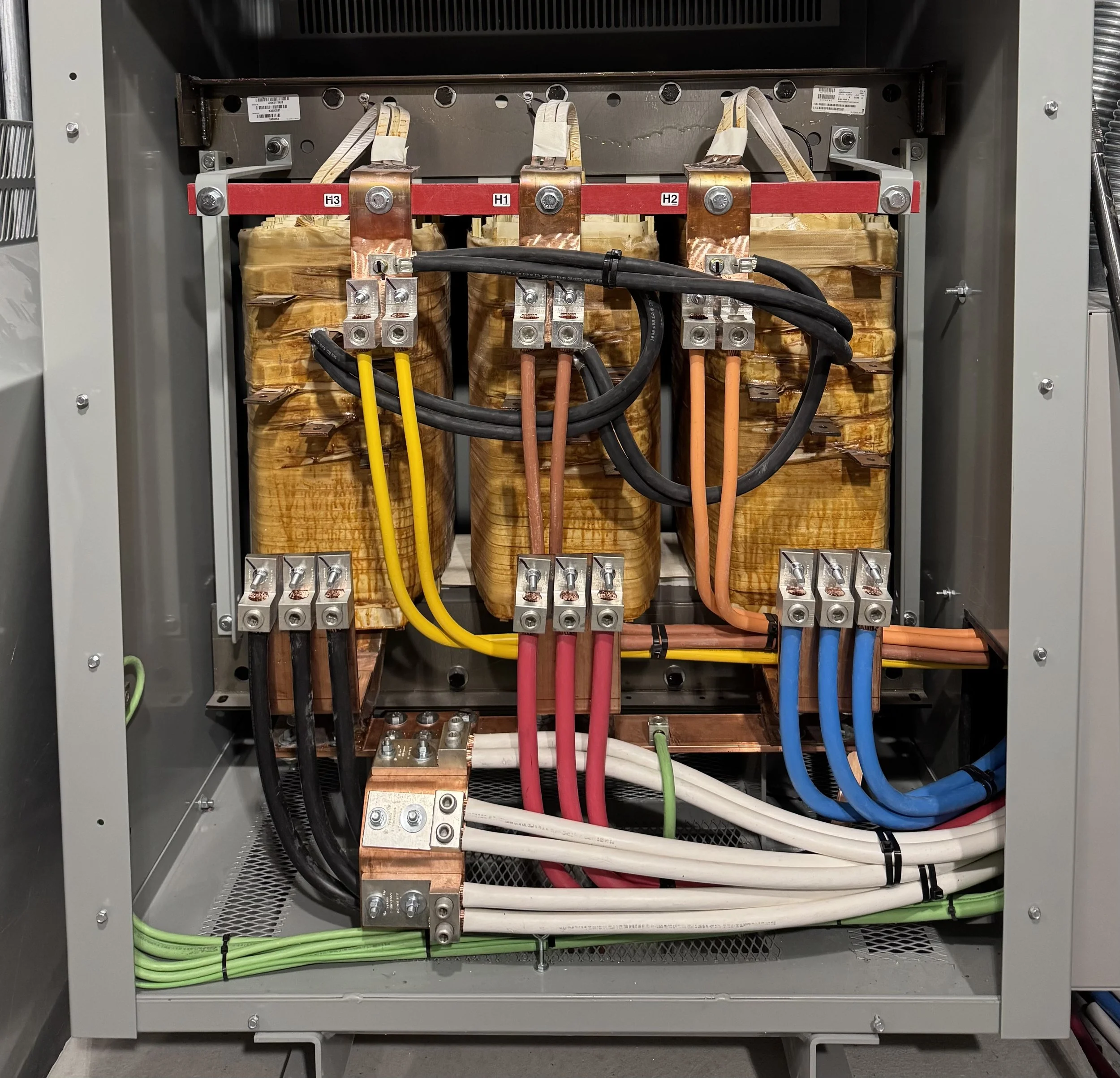 Oranssi technician working on a roof project